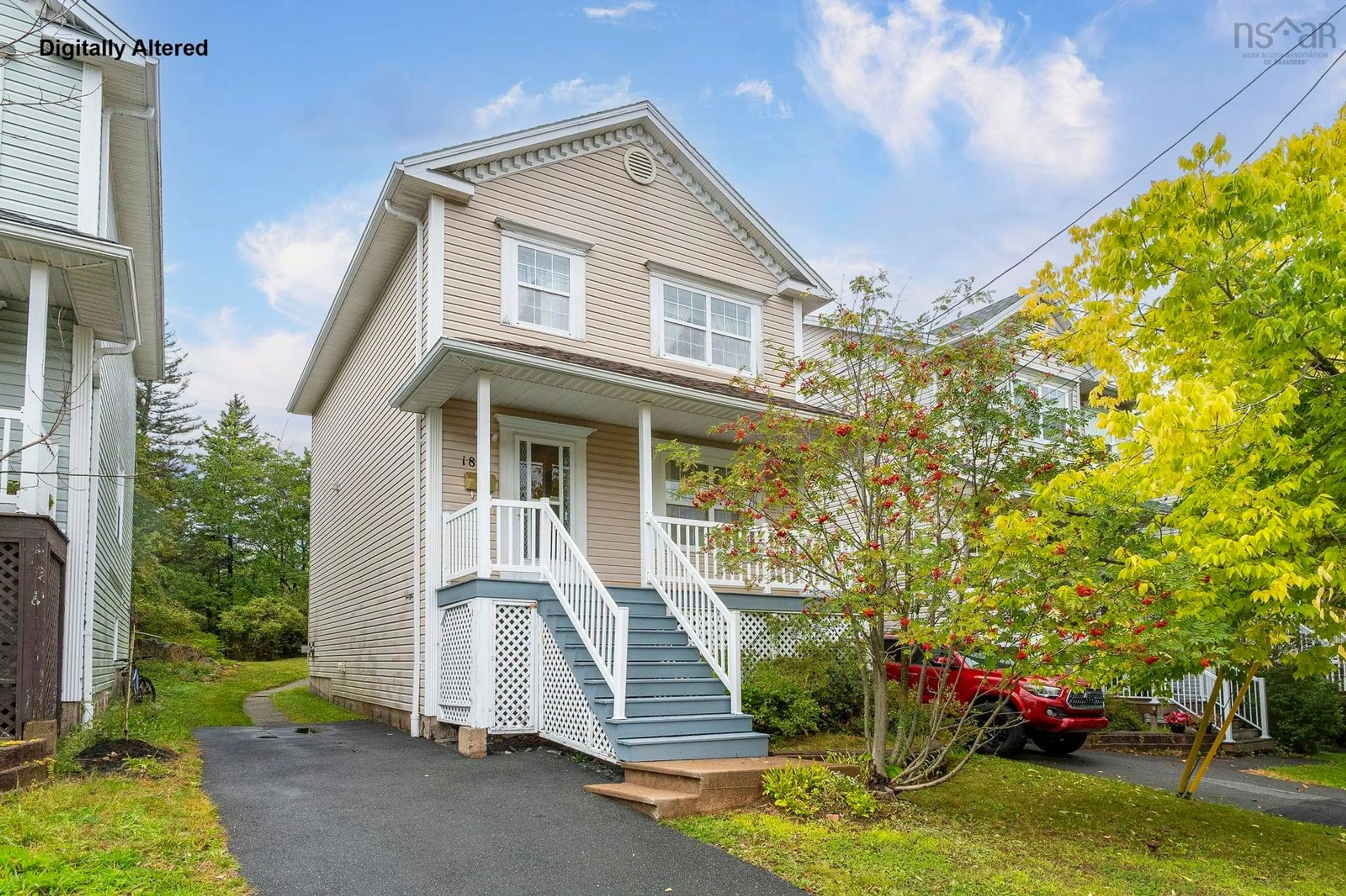 Home with vinyl exterior material, street for 181 Oceanview Dr, Bedford Nova Scotia B4A 4G4