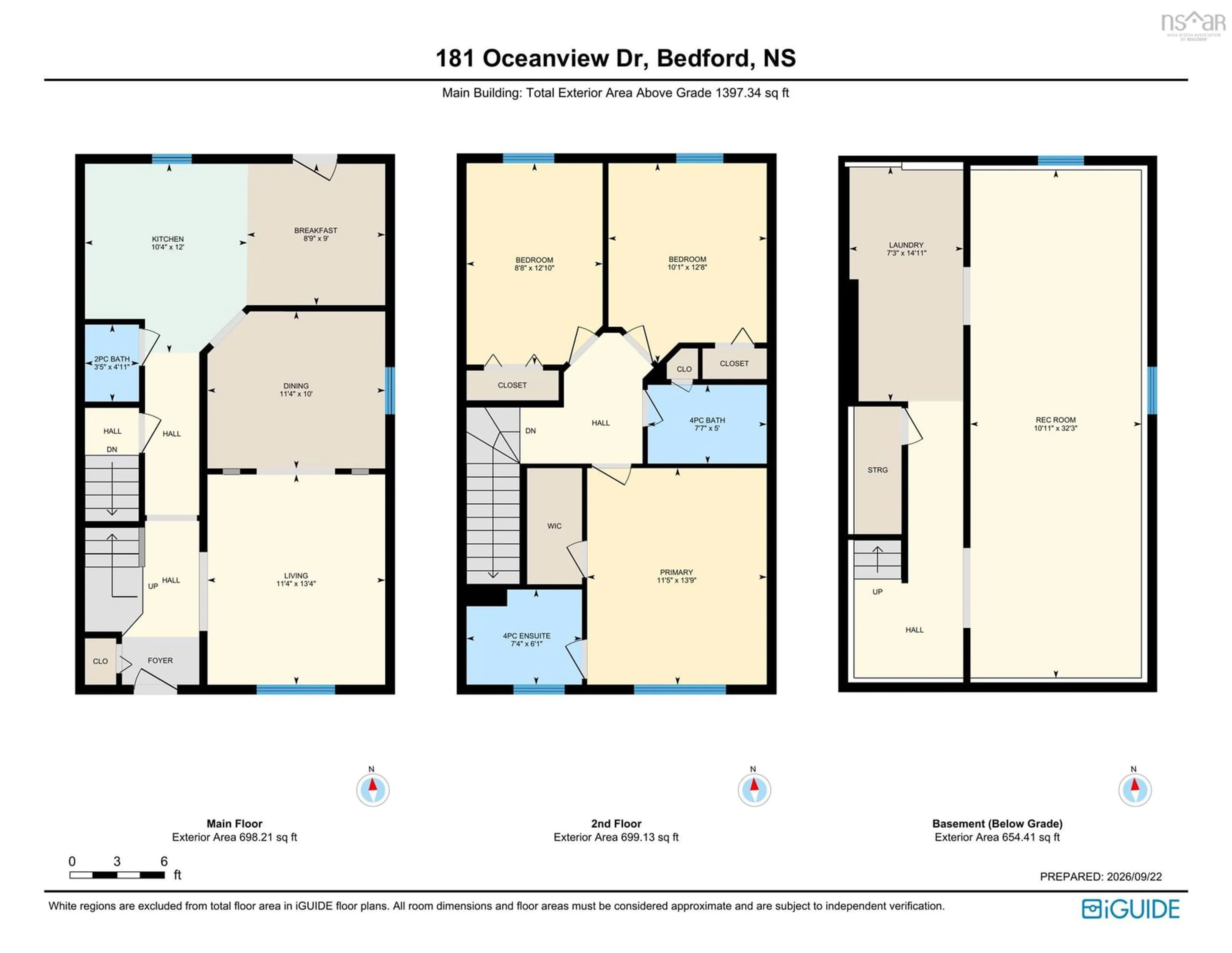 Floor plan for 181 Oceanview Dr, Bedford Nova Scotia B4A 4G4