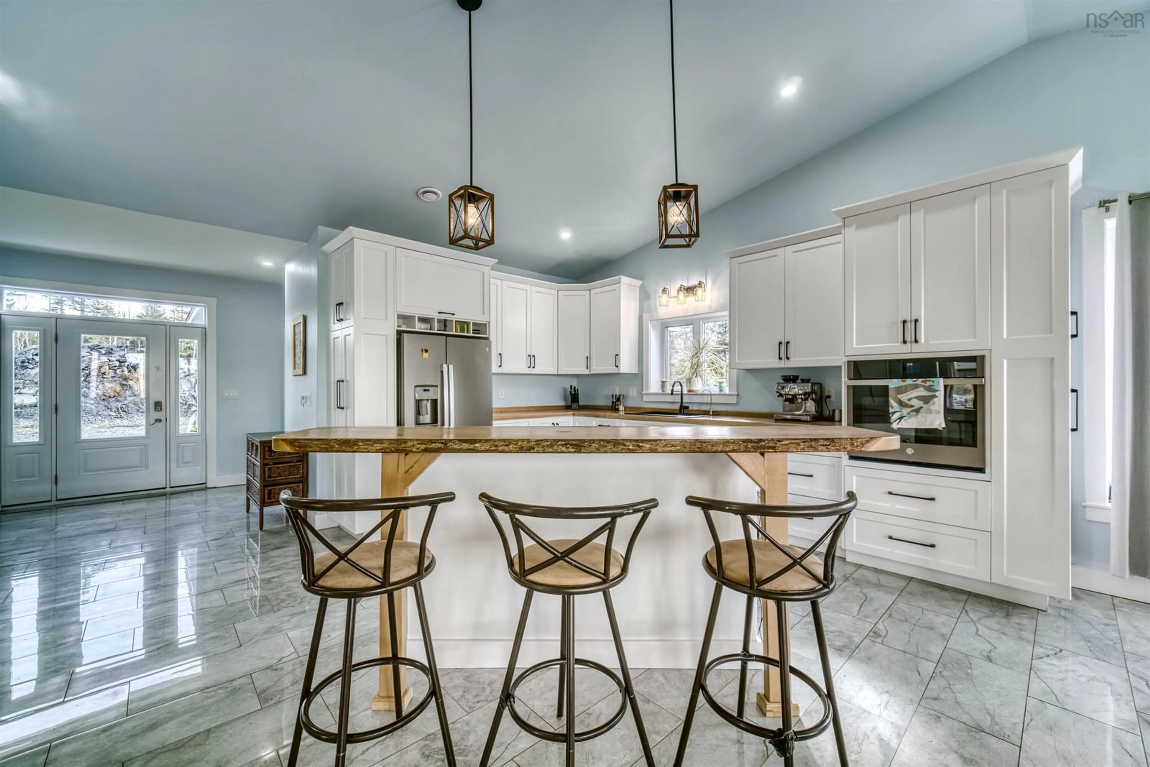 Open concept kitchen, ceramic/tile floor for 256 Heritage Way #34, East Uniacke Nova Scotia B0N 1Z0