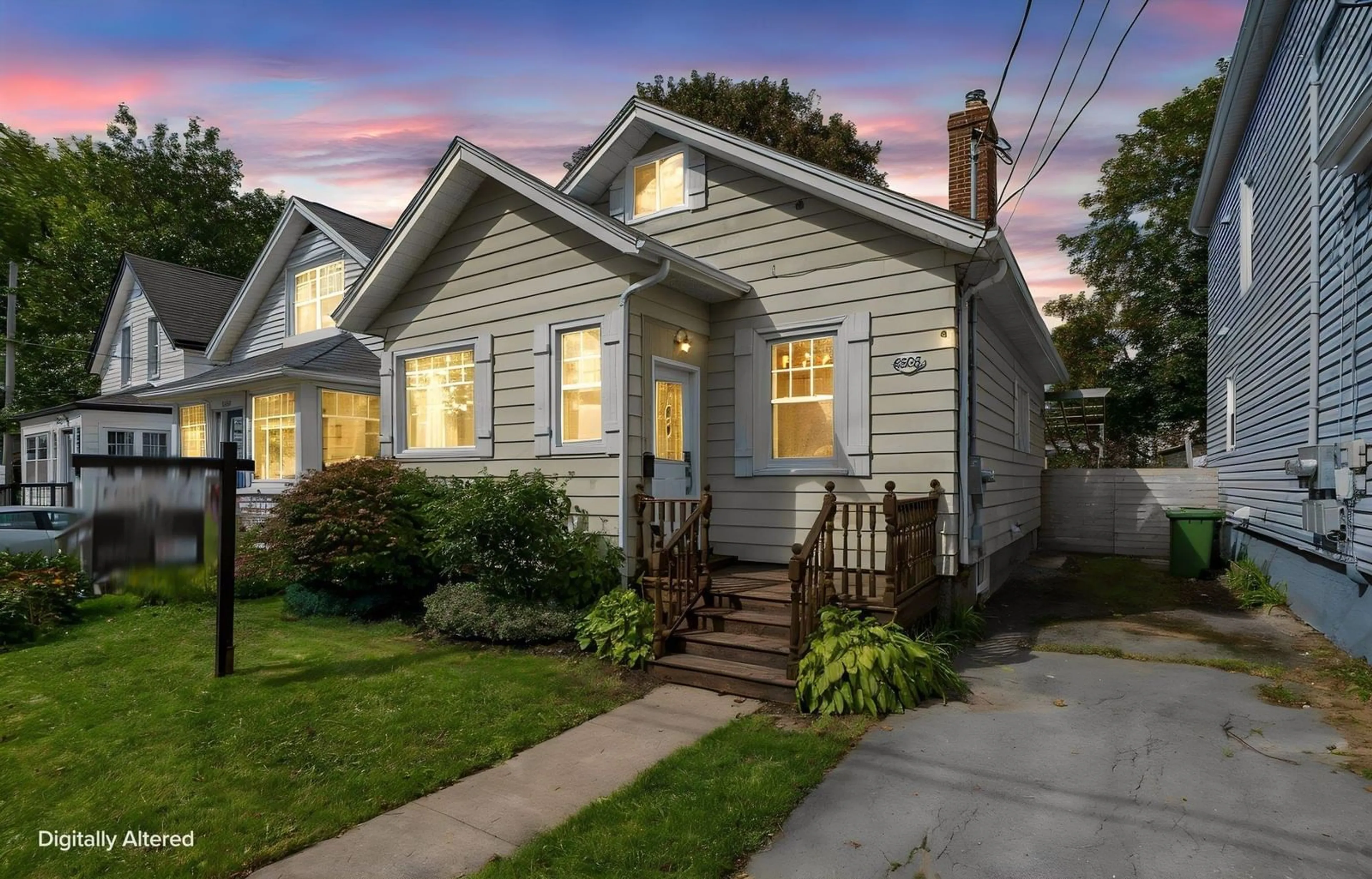 Home with vinyl exterior material, street for 6303 Almon St, Halifax Nova Scotia B3L 1V1