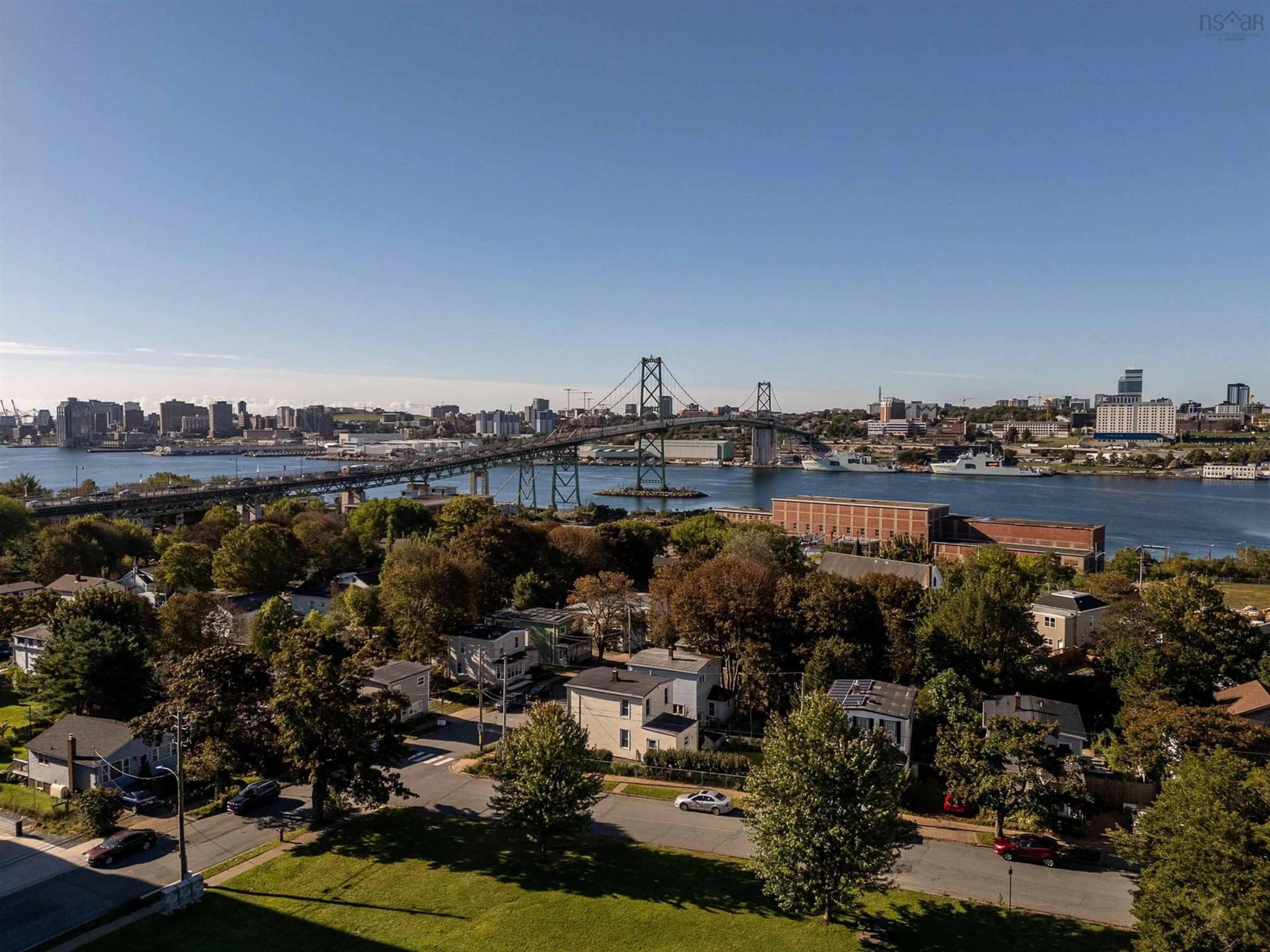 A pic from outside/outdoor area/front of a property/back of a property/a pic from drone, water/lake/river/ocean view for 4 John St, Dartmouth Nova Scotia B3A 1L4