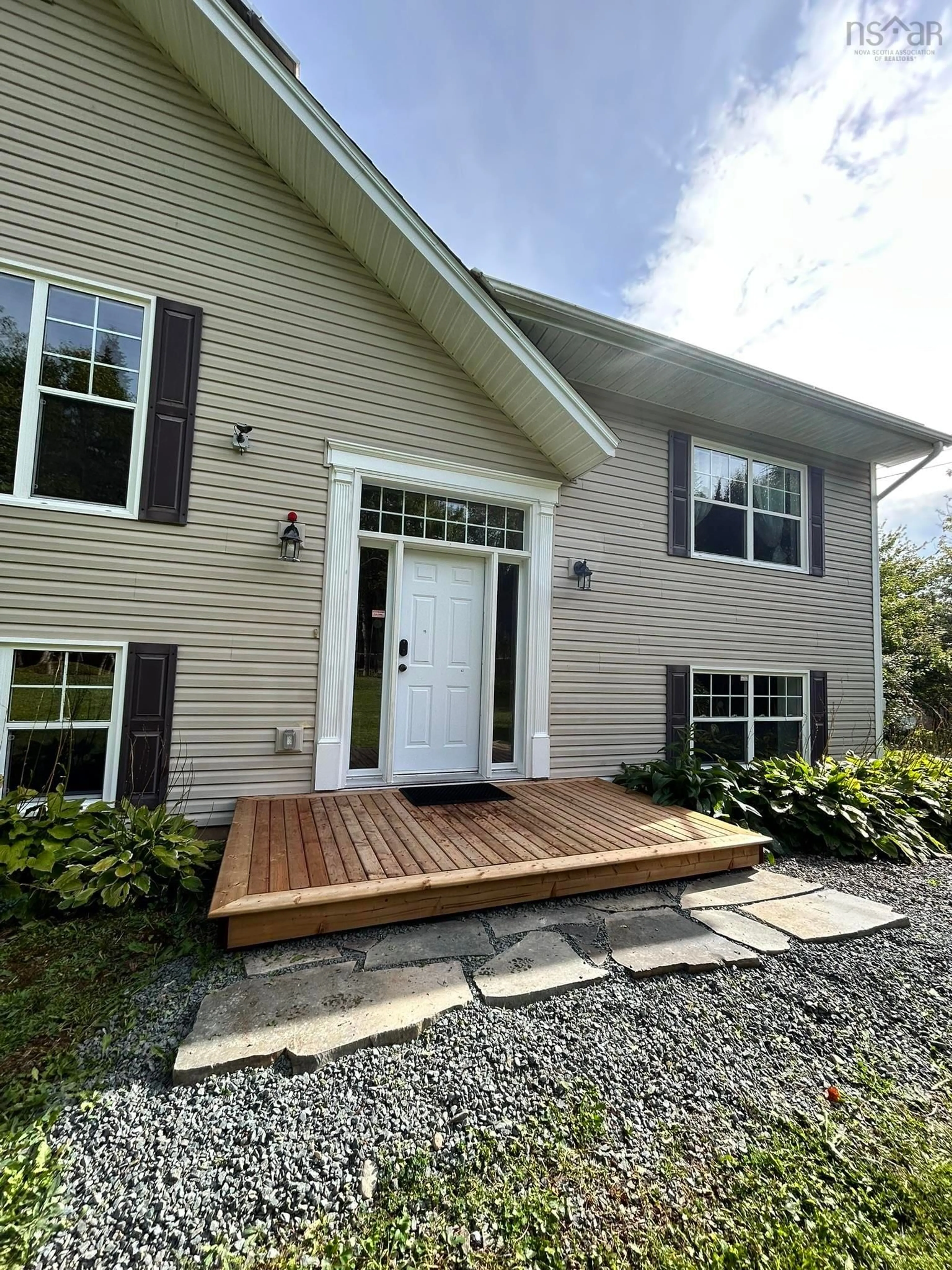 Home with vinyl exterior material, street for 586 West Porters Lake Rd, Porters Lake Nova Scotia B3E 1K5