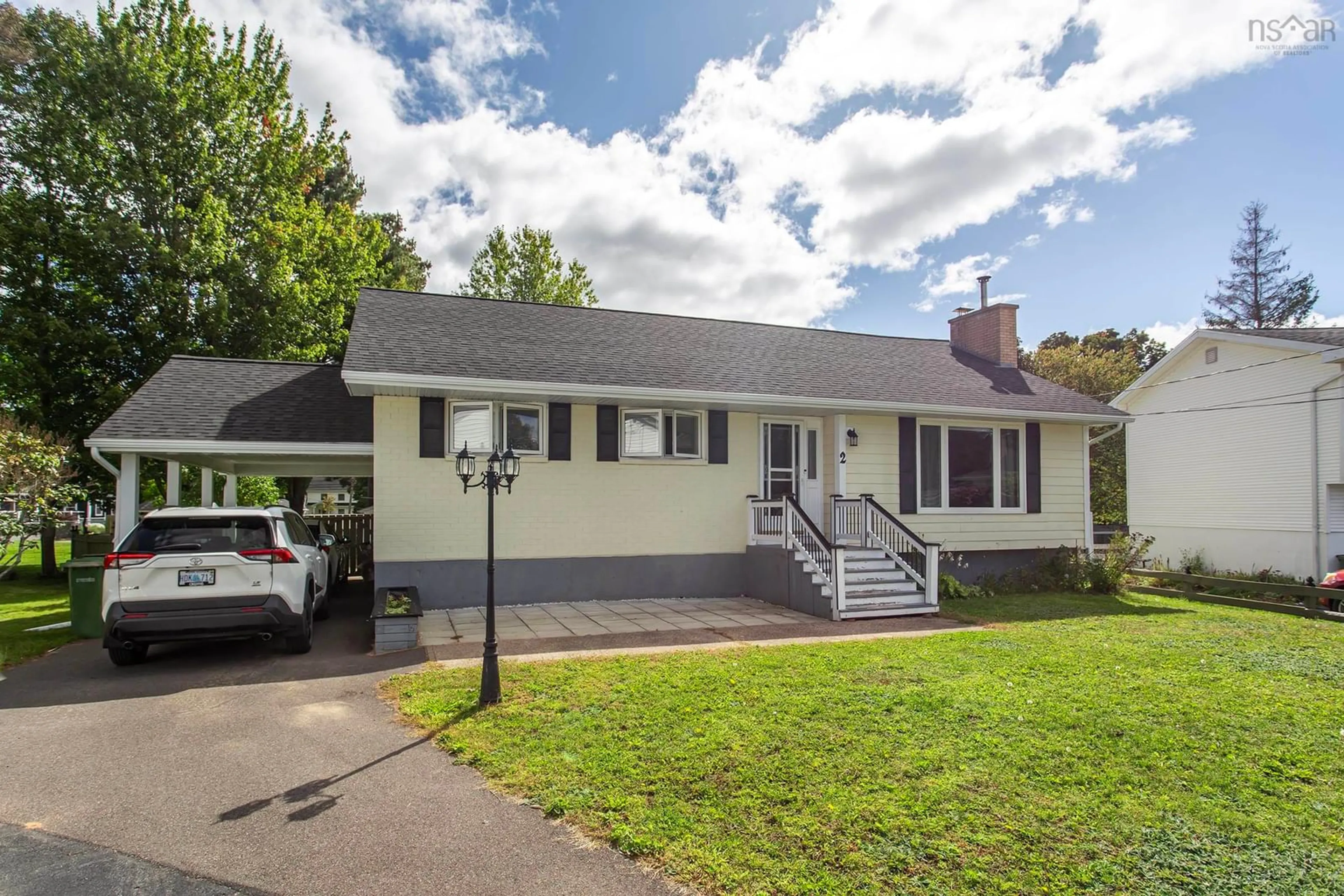 Home with vinyl exterior material, street for 2 Mckenzie Dr, Middleton Nova Scotia B0S 1P0