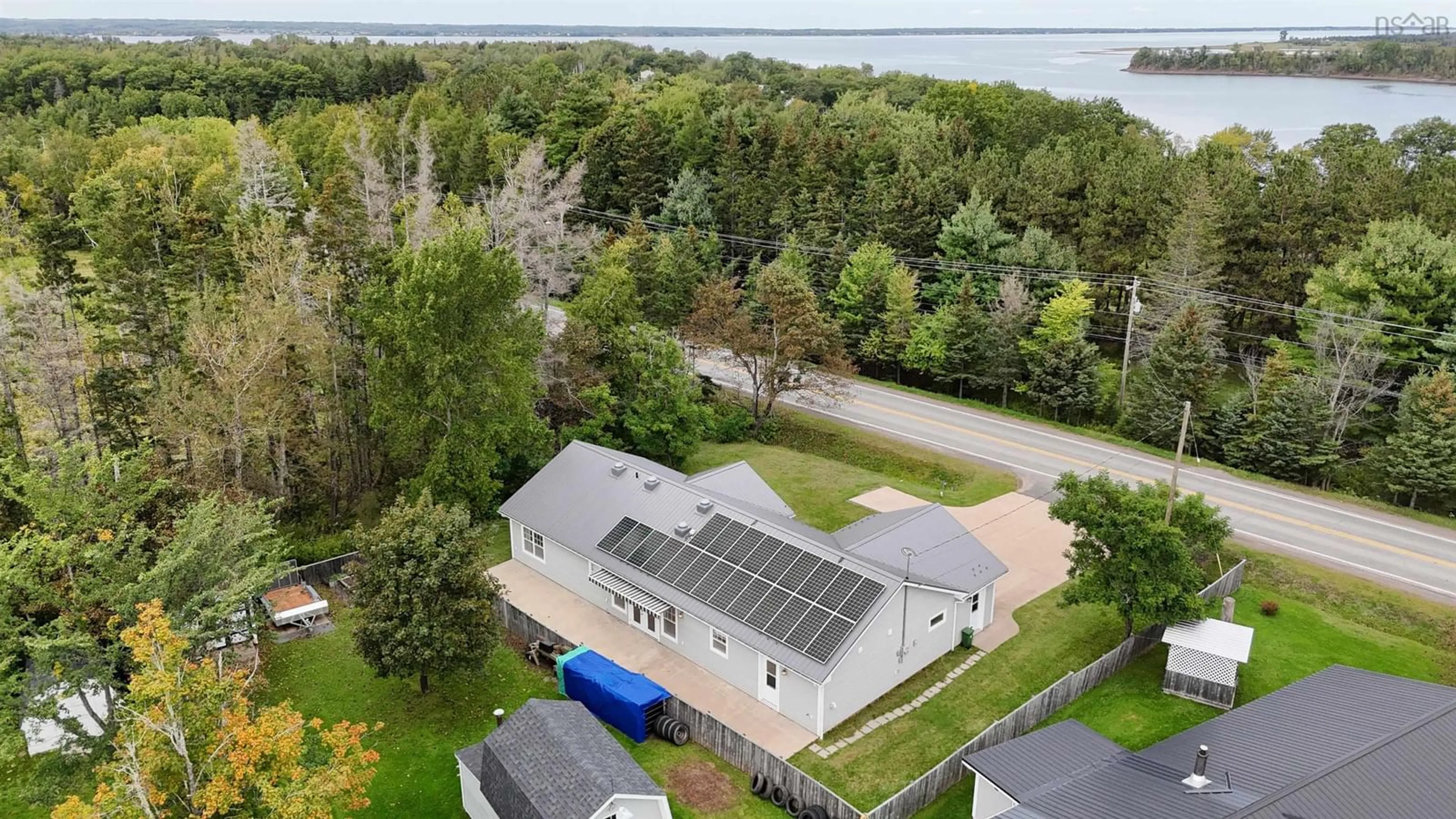 A pic from outside/outdoor area/front of a property/back of a property/a pic from drone, unknown for 66 Main St, Tatamagouche Nova Scotia B0K 1V0