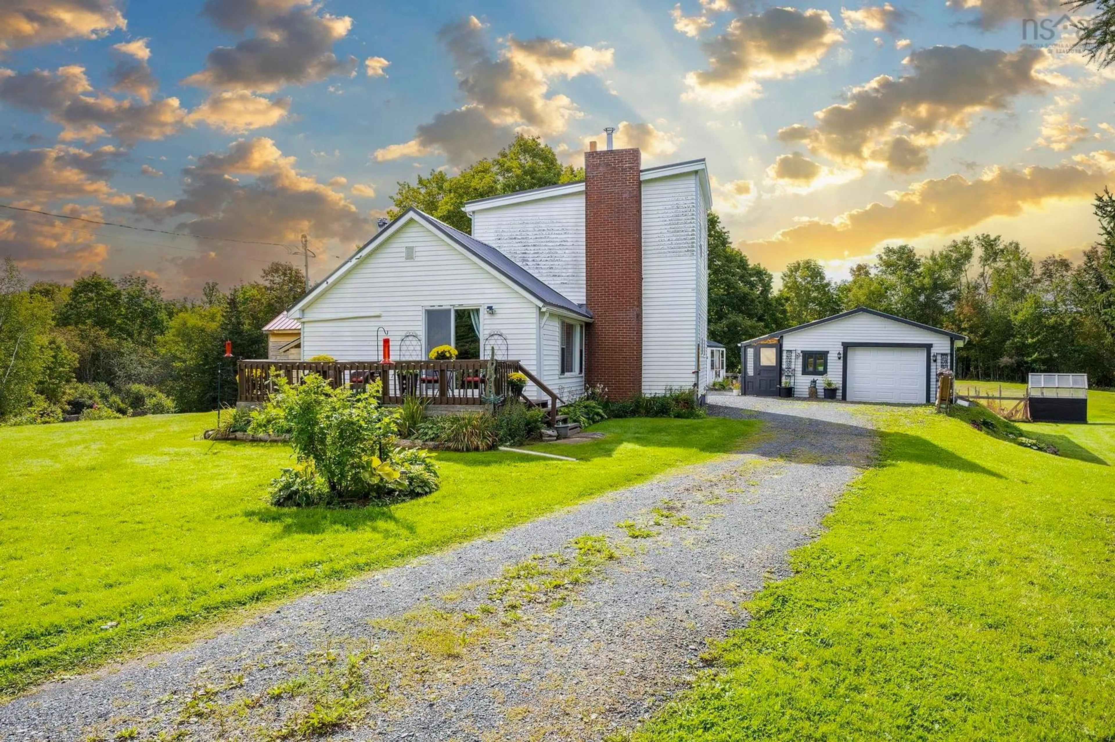 A pic from outside/outdoor area/front of a property/back of a property/a pic from drone, unknown for 997 East River East Side Rd, Glencoe Nova Scotia B0K 1B0
