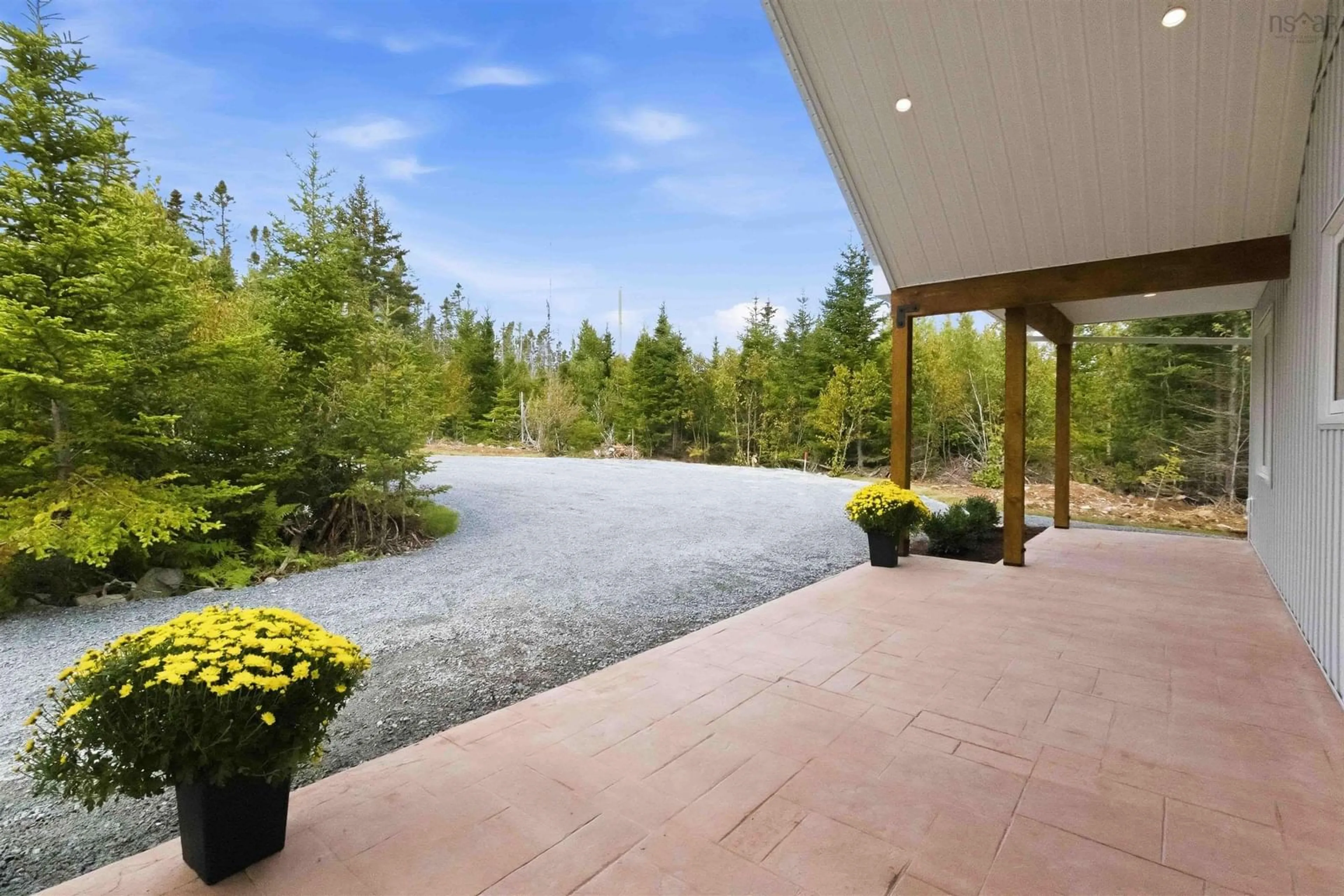 Patio, water/lake/river/ocean view for 154 Dark Pond Lane, West Petpeswick Nova Scotia B0J 2L0