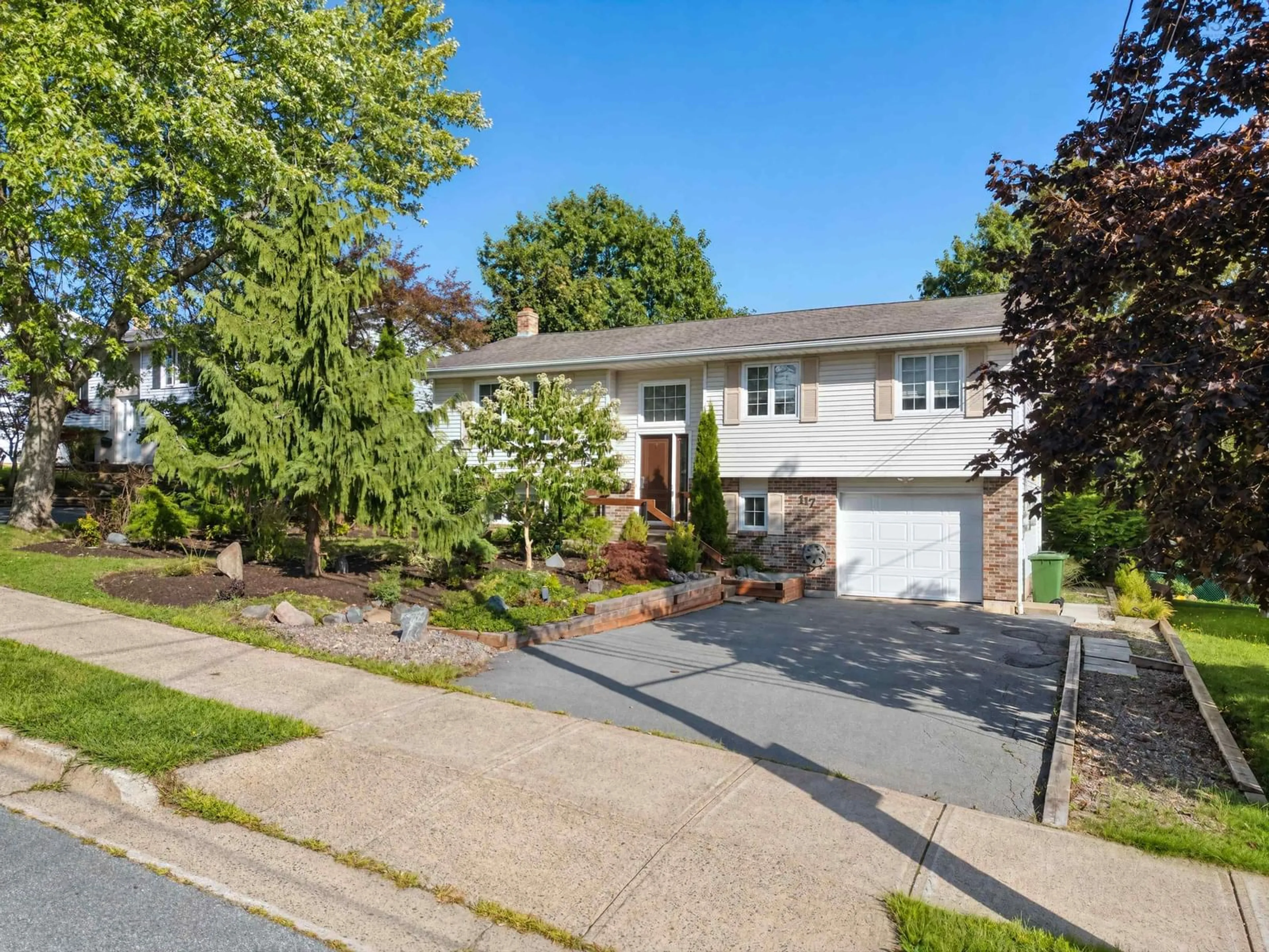 Home with brick exterior material, street for 117 Basinview Dr, Bedford Nova Scotia B4A 3M9