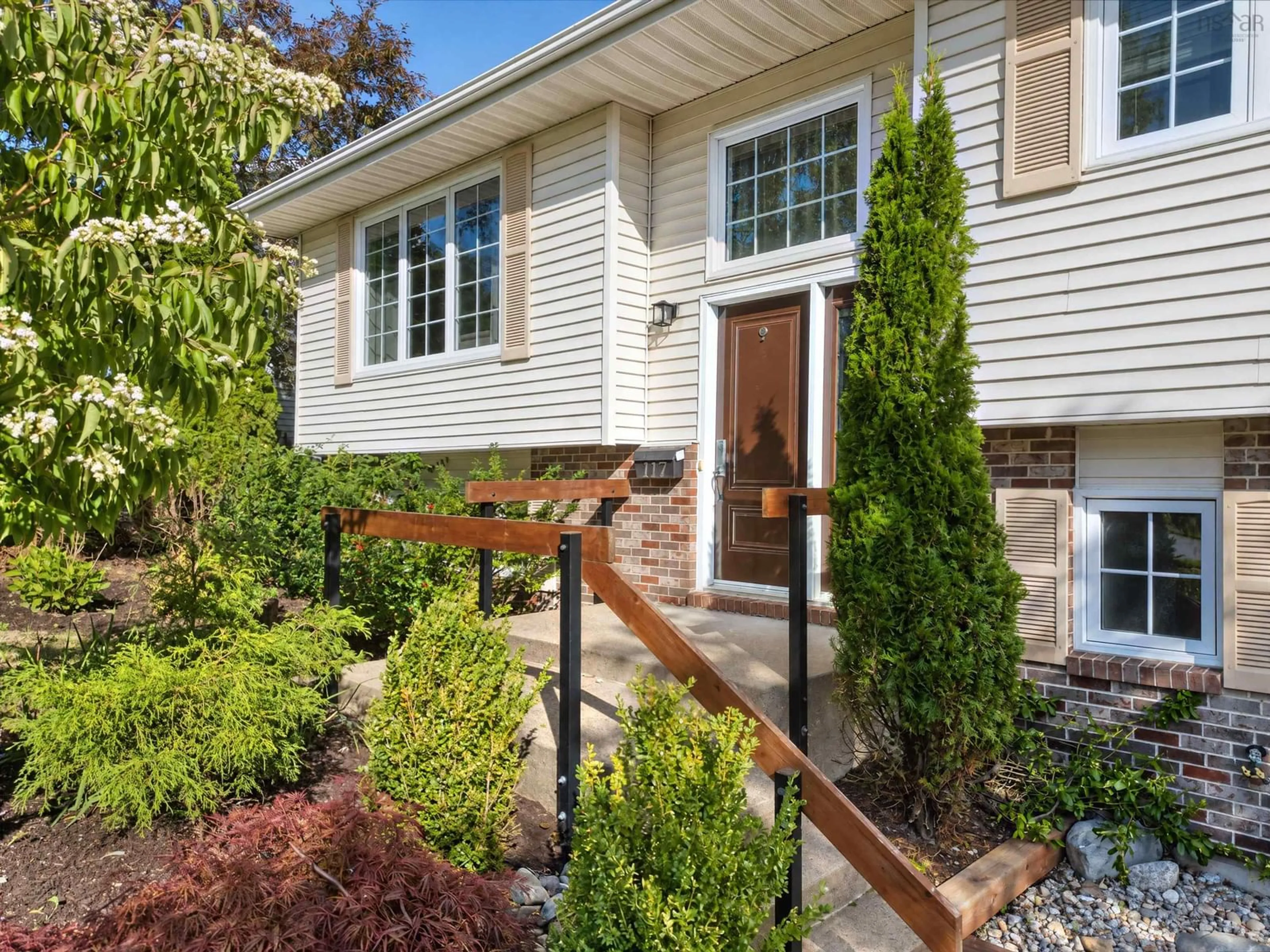 Home with vinyl exterior material, street for 117 Basinview Dr, Bedford Nova Scotia B4A 3M9