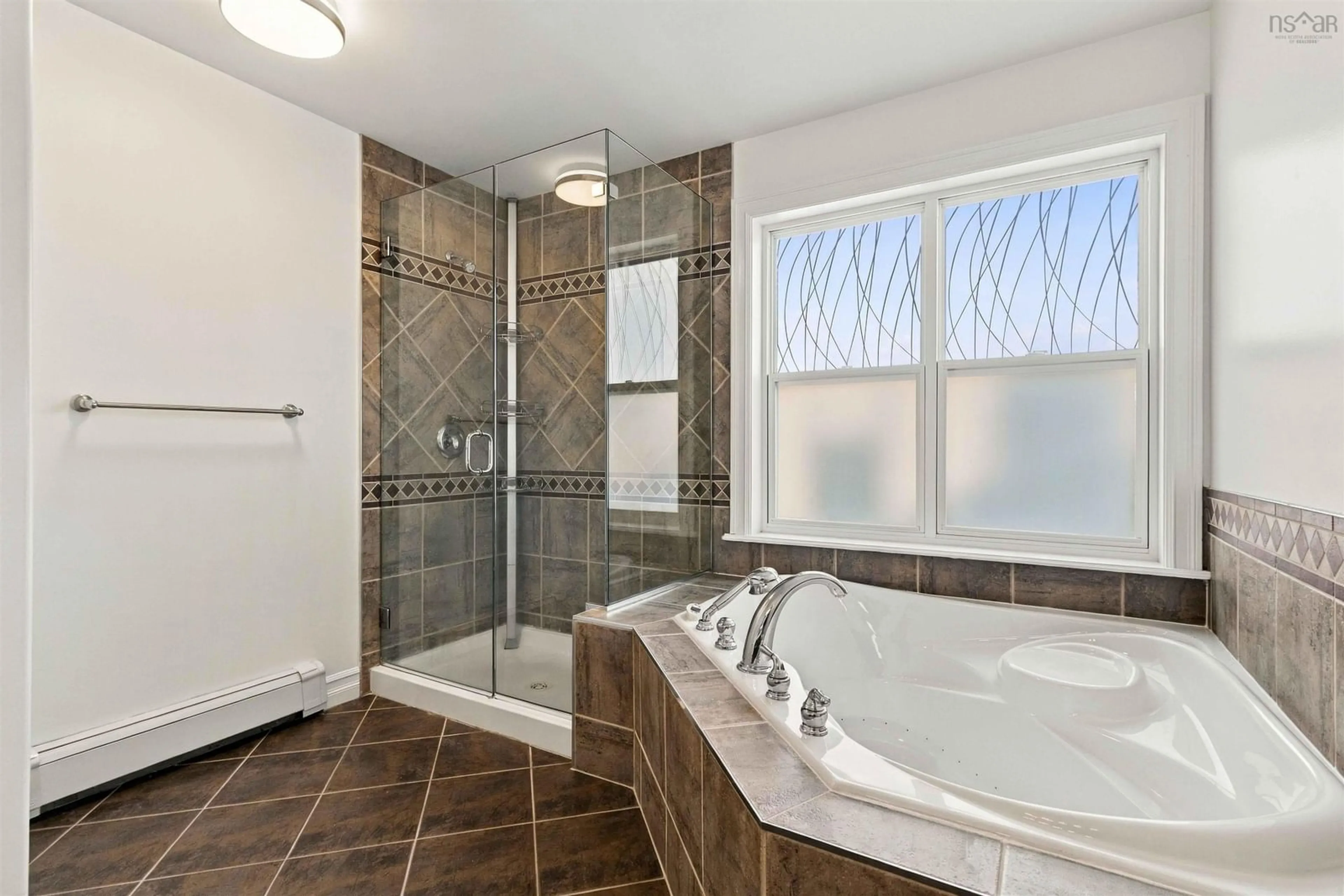 Contemporary bathroom, ceramic/tile floor for 224 Langbrae Dr, Halifax Nova Scotia B3S 1J7