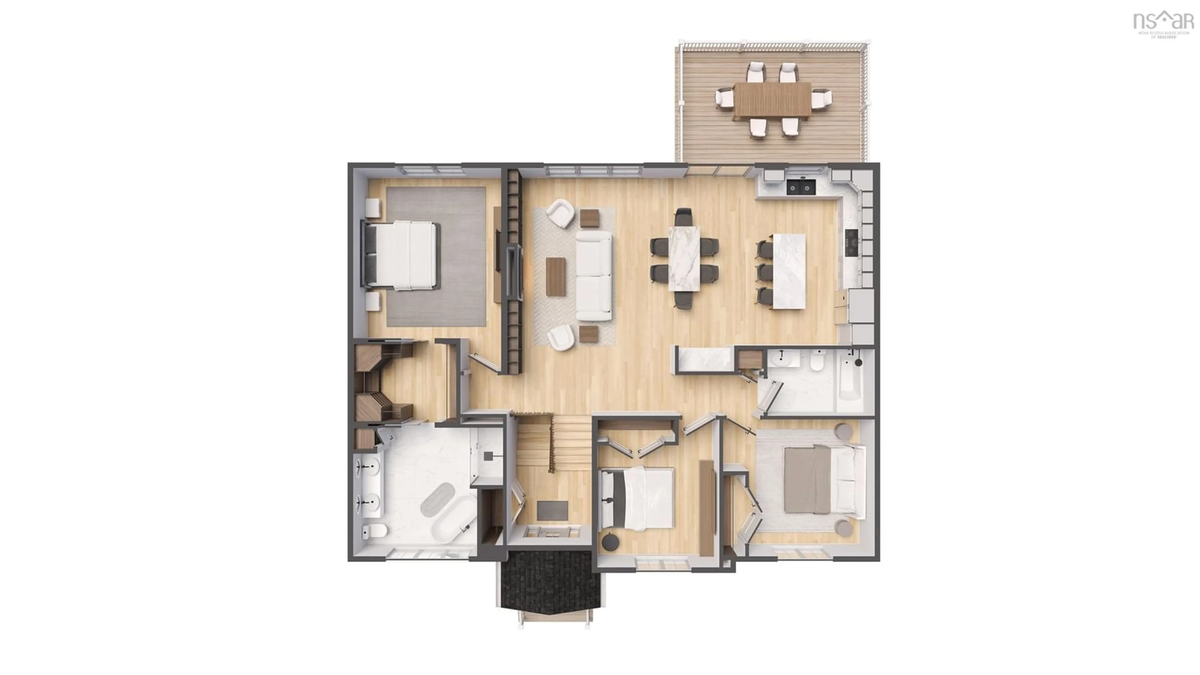 Floor plan for 130 Smartside Way #13B-EF, Grand Desert Nova Scotia B0J 2L0