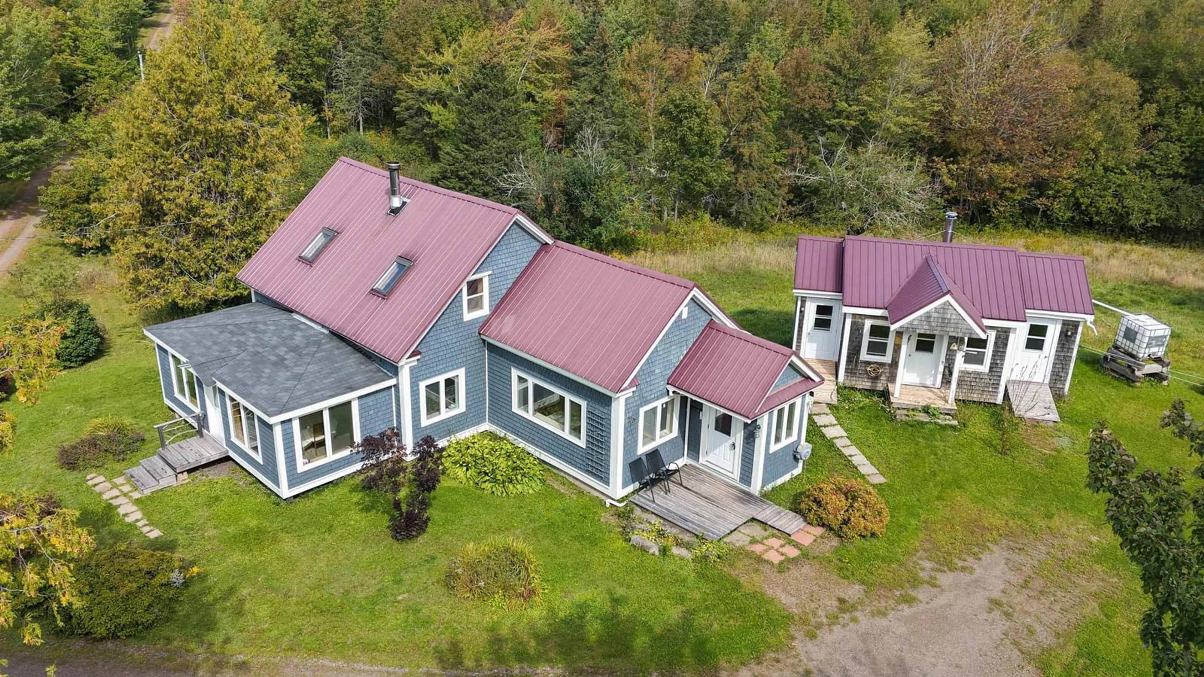 A pic from outside/outdoor area/front of a property/back of a property/a pic from drone, unknown for 1776 Scotsburn Rd, Plainfield Nova Scotia B0K 1N0