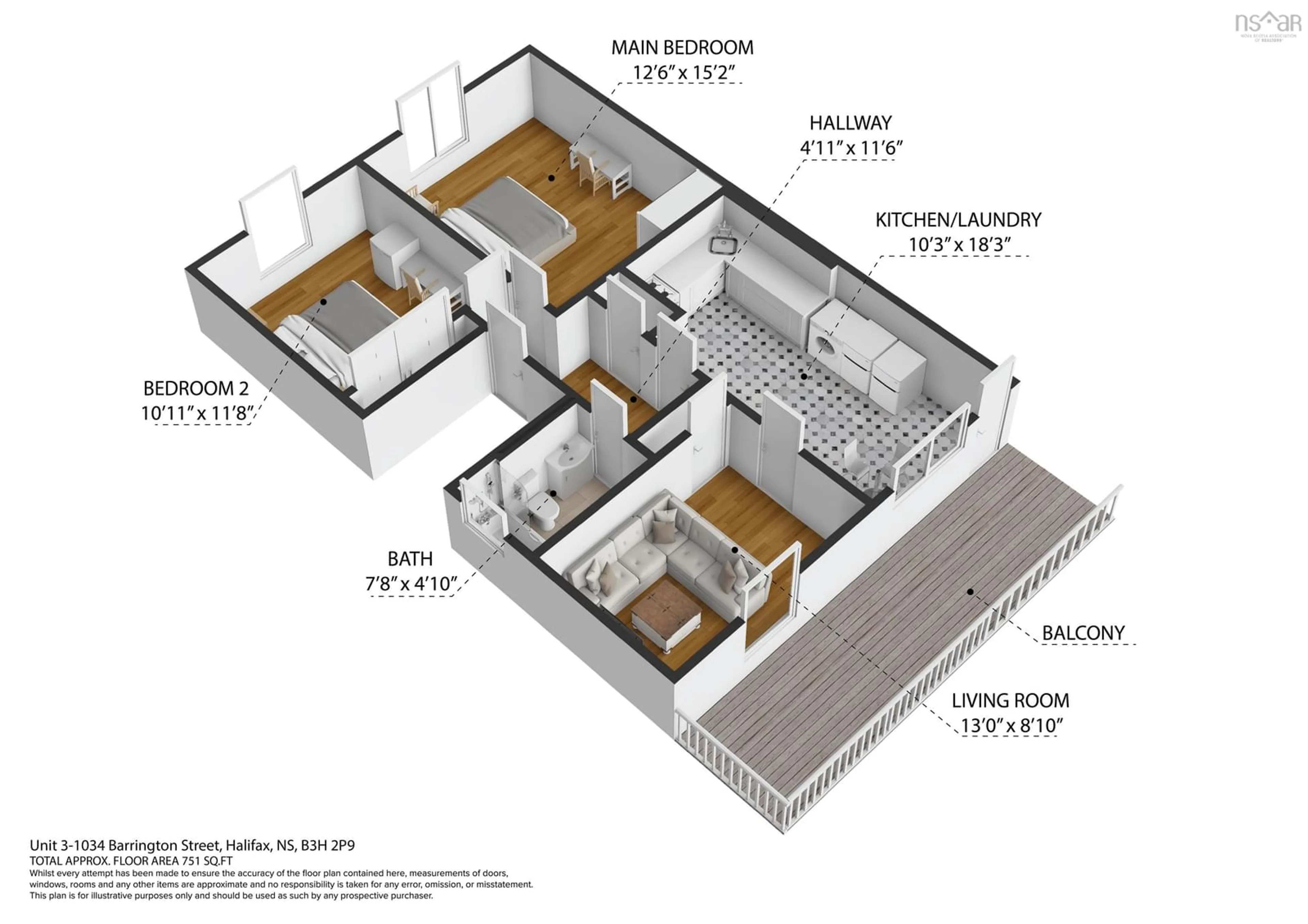 Floor plan for 1034 Barrington St #Unit 1, Halifax Peninsula Nova Scotia B3K 2W9