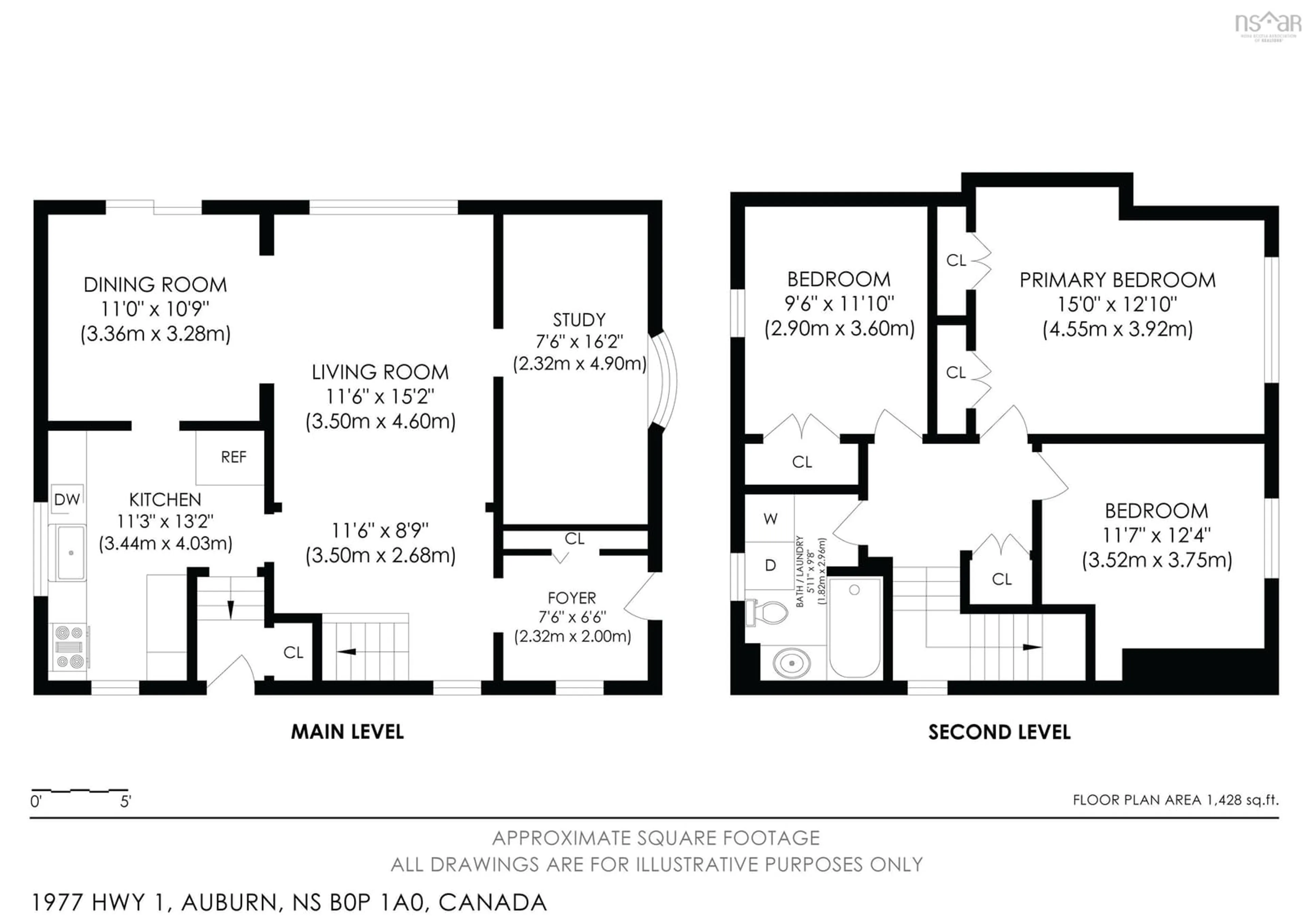 Floor plan for 1977 Highway 1, Auburn Nova Scotia B0P 1A0