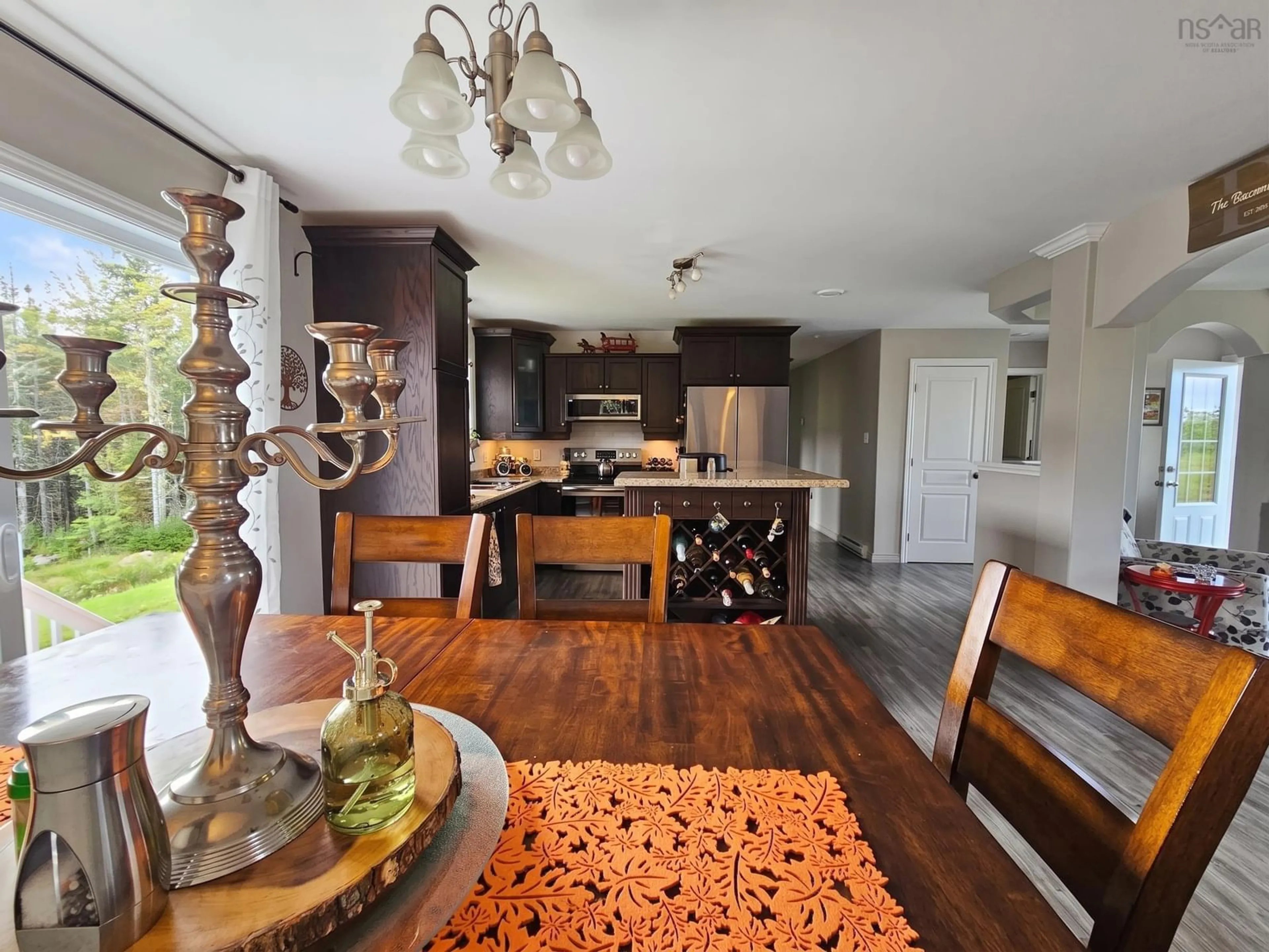 Open concept kitchen, unknown for 3975 East Bay Hwy, East Bay Nova Scotia B1J 1M4