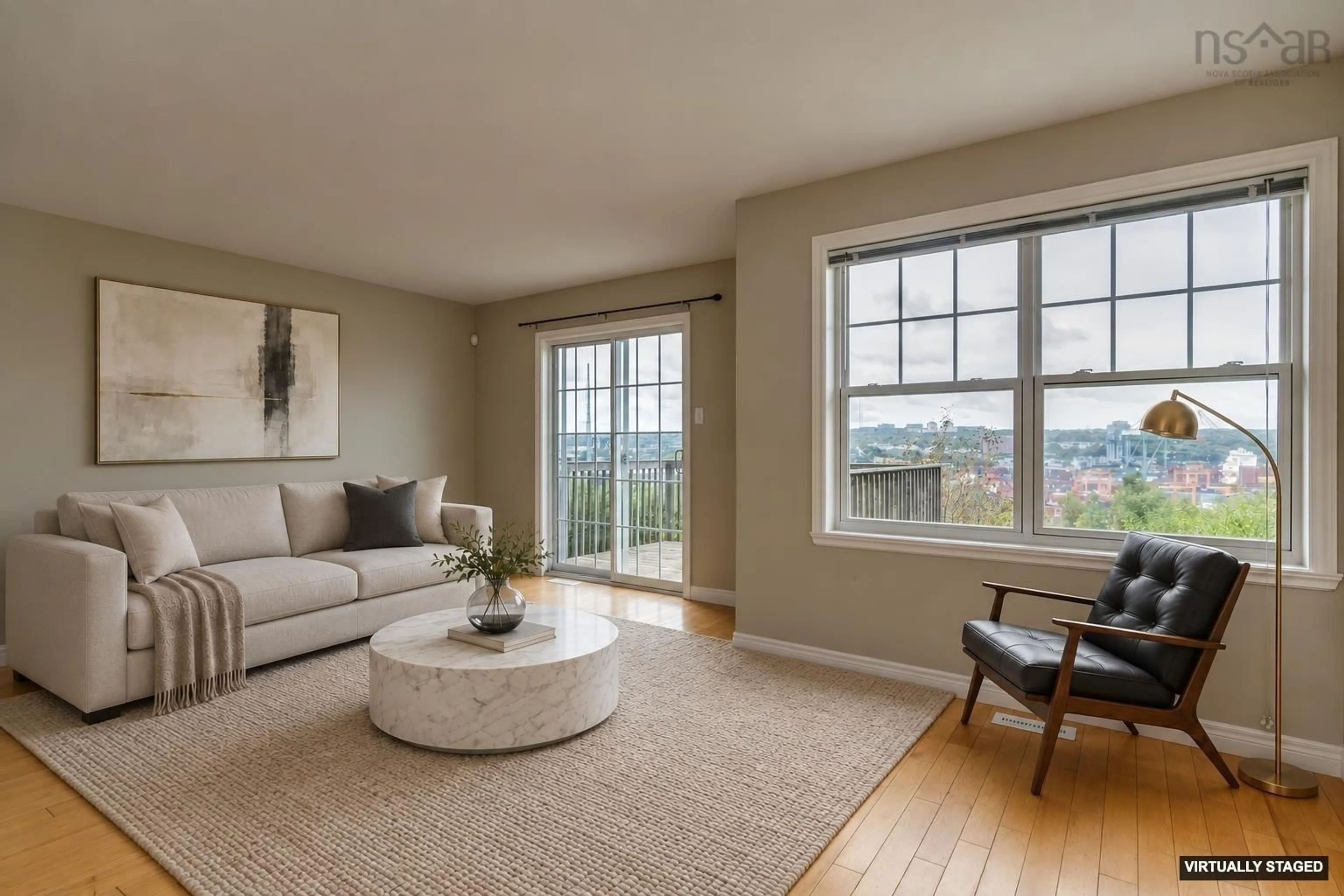 Living room with furniture, unknown for 3804 Memorial Dr, Halifax Nova Scotia B3K 6R6