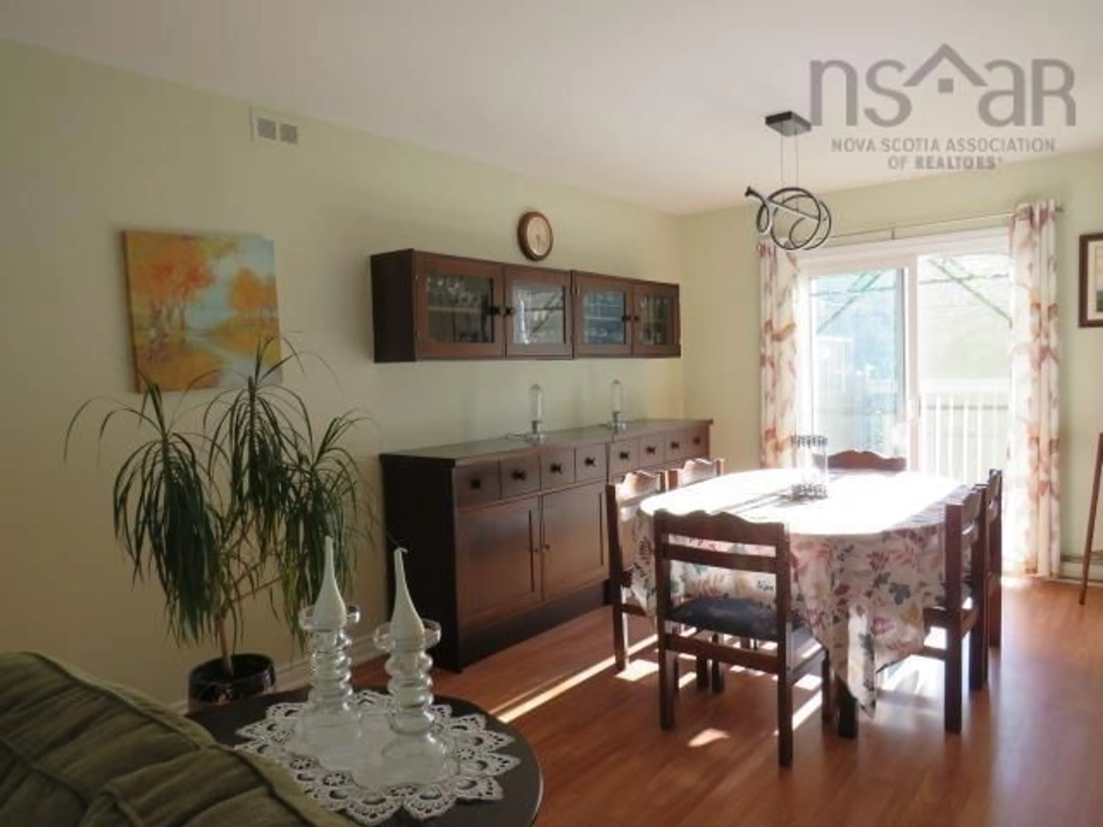 Dining room, wood/laminate floor for 13 Florence Place Crt, Lower Sackville Nova Scotia B4C 3X4