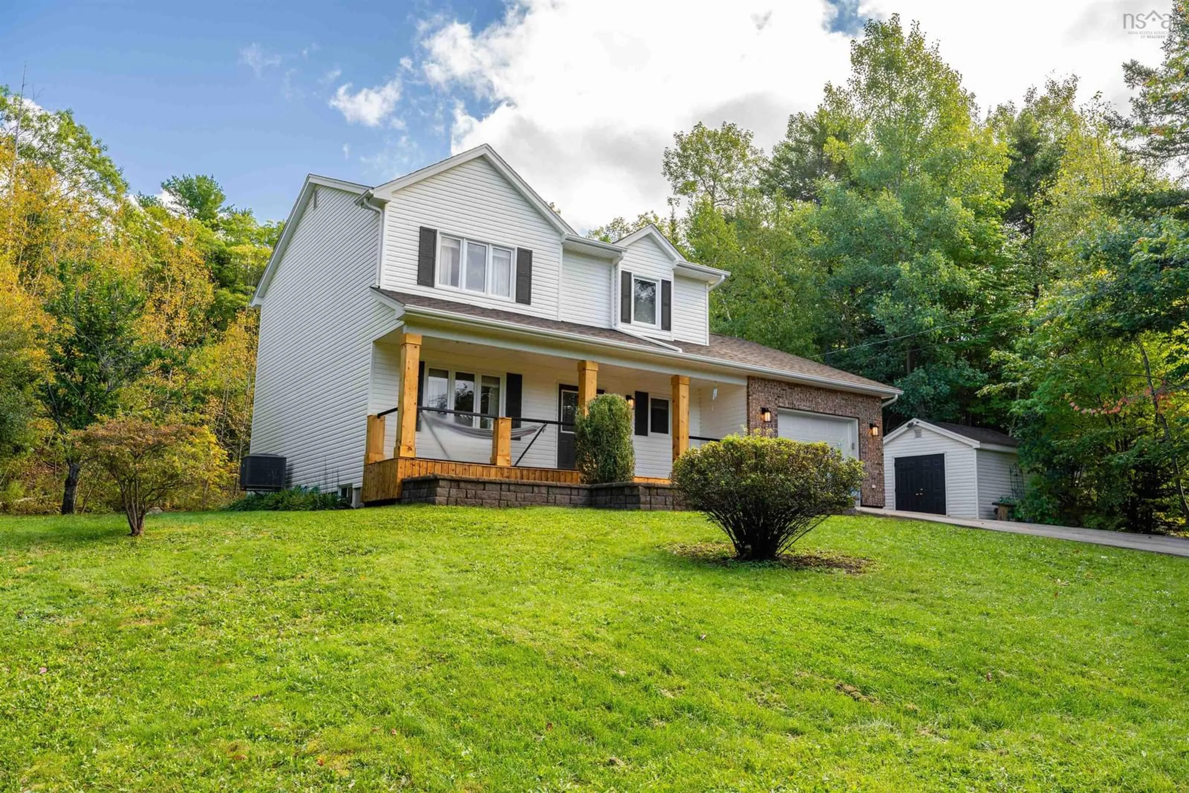 Home with vinyl exterior material, street for 90 Ingram Dr, Fall River Nova Scotia B2T 1A4