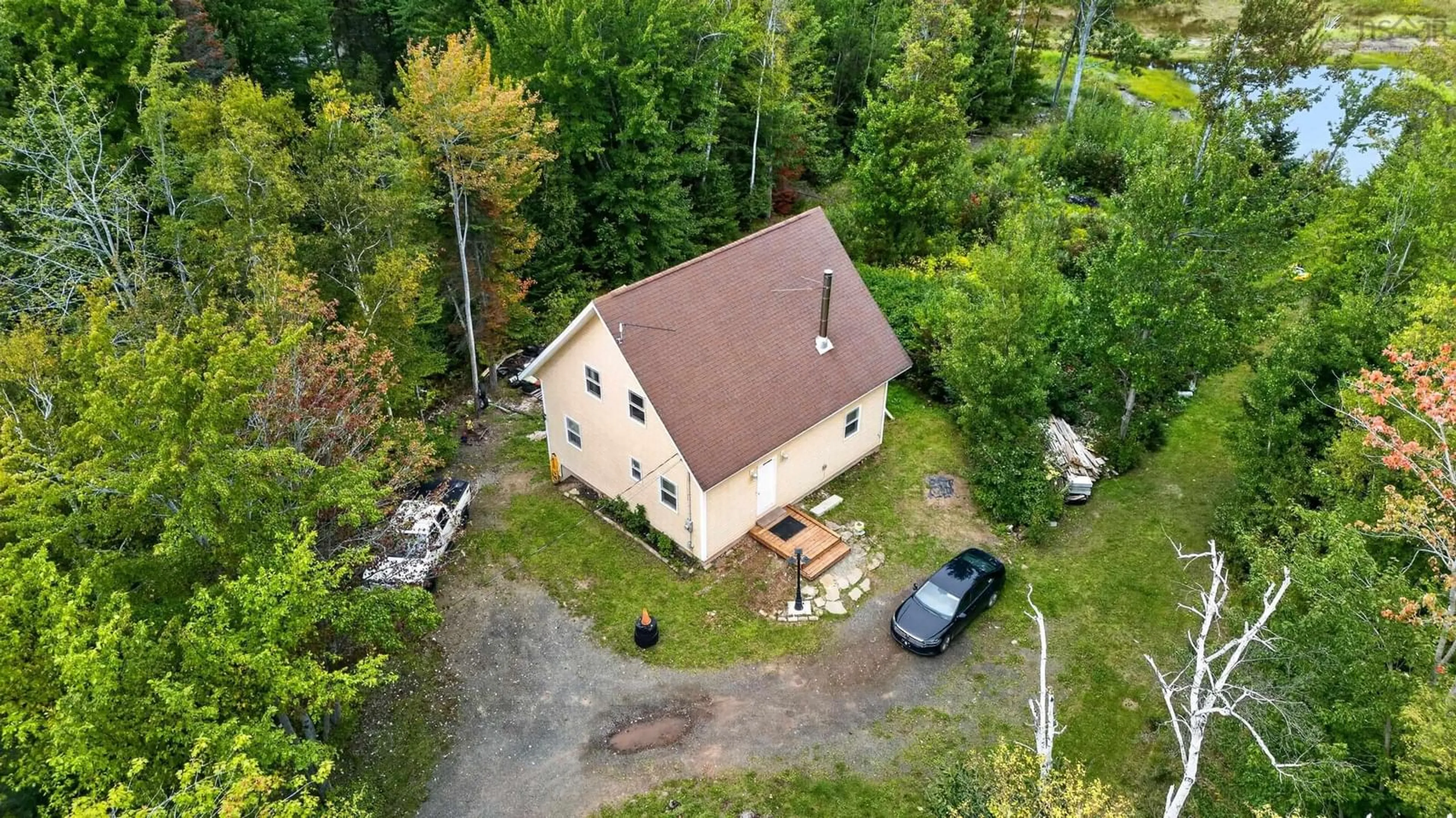 A pic from outside/outdoor area/front of a property/back of a property/a pic from drone, unknown for 14439 Highway 6, East Wallace Nova Scotia B0K 1E0