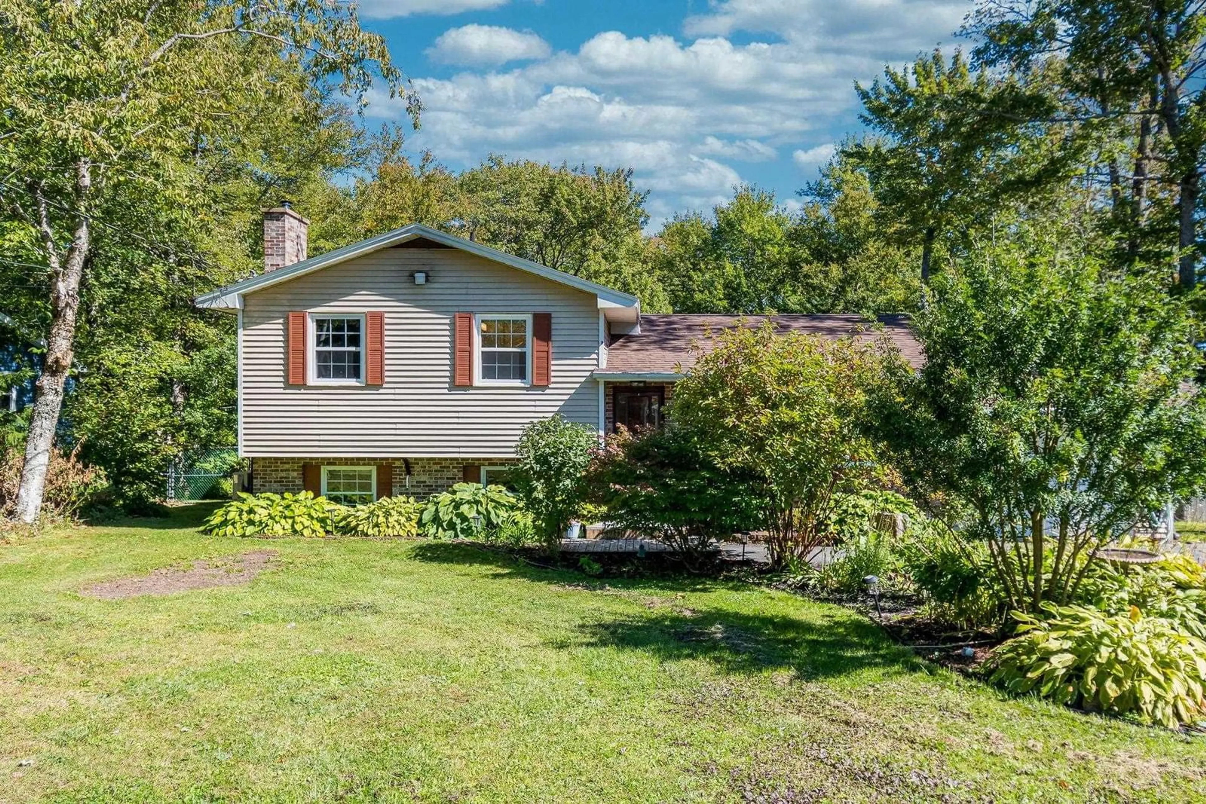 A pic from outside/outdoor area/front of a property/back of a property/a pic from drone, water/lake/river/ocean view for 103 Danny Dr, Beaver Bank Nova Scotia B4G 1B4