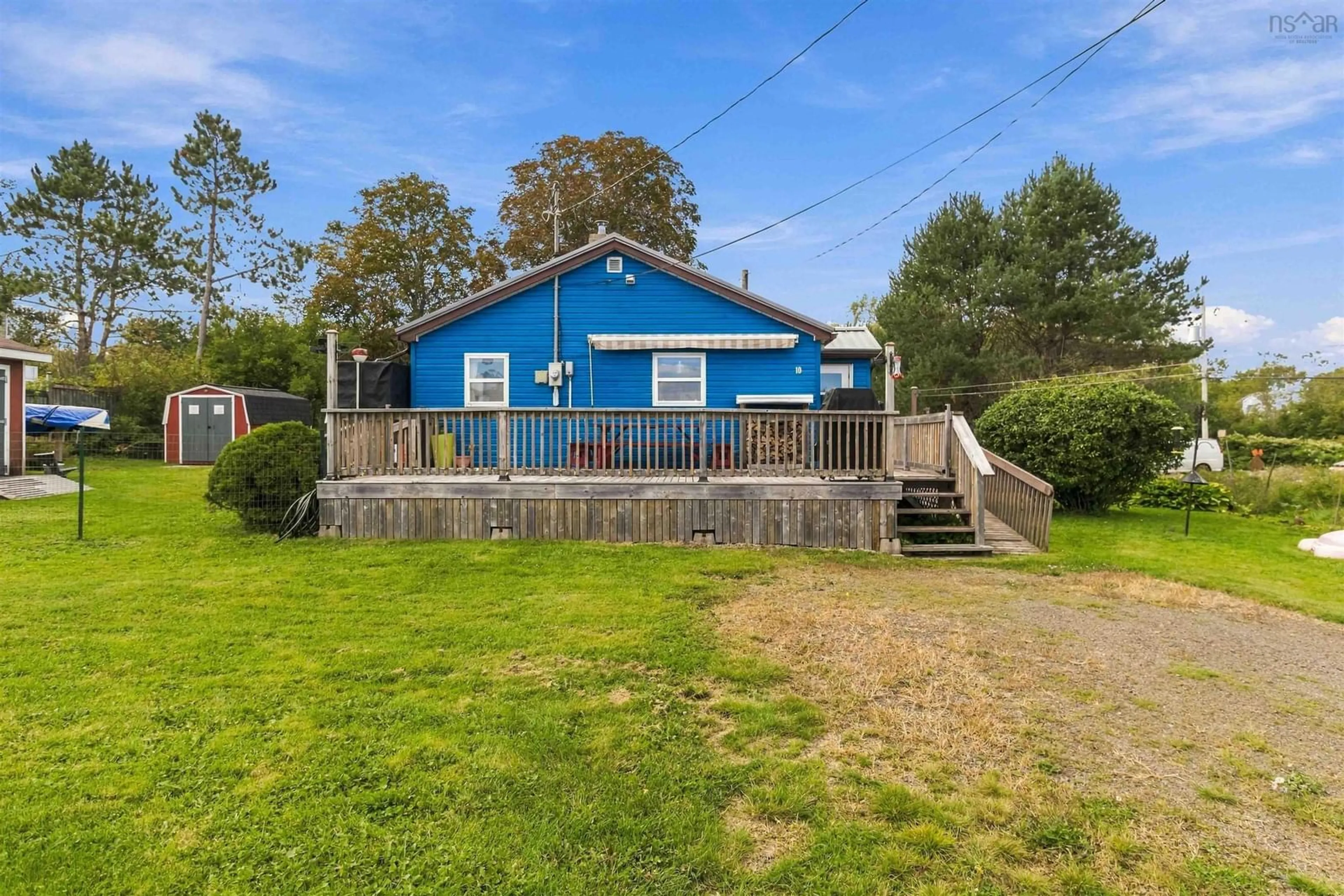 A pic from outside/outdoor area/front of a property/back of a property/a pic from drone, water/lake/river/ocean view for 10 Herbert Road Rd, Western Shore Nova Scotia B0J 3M0