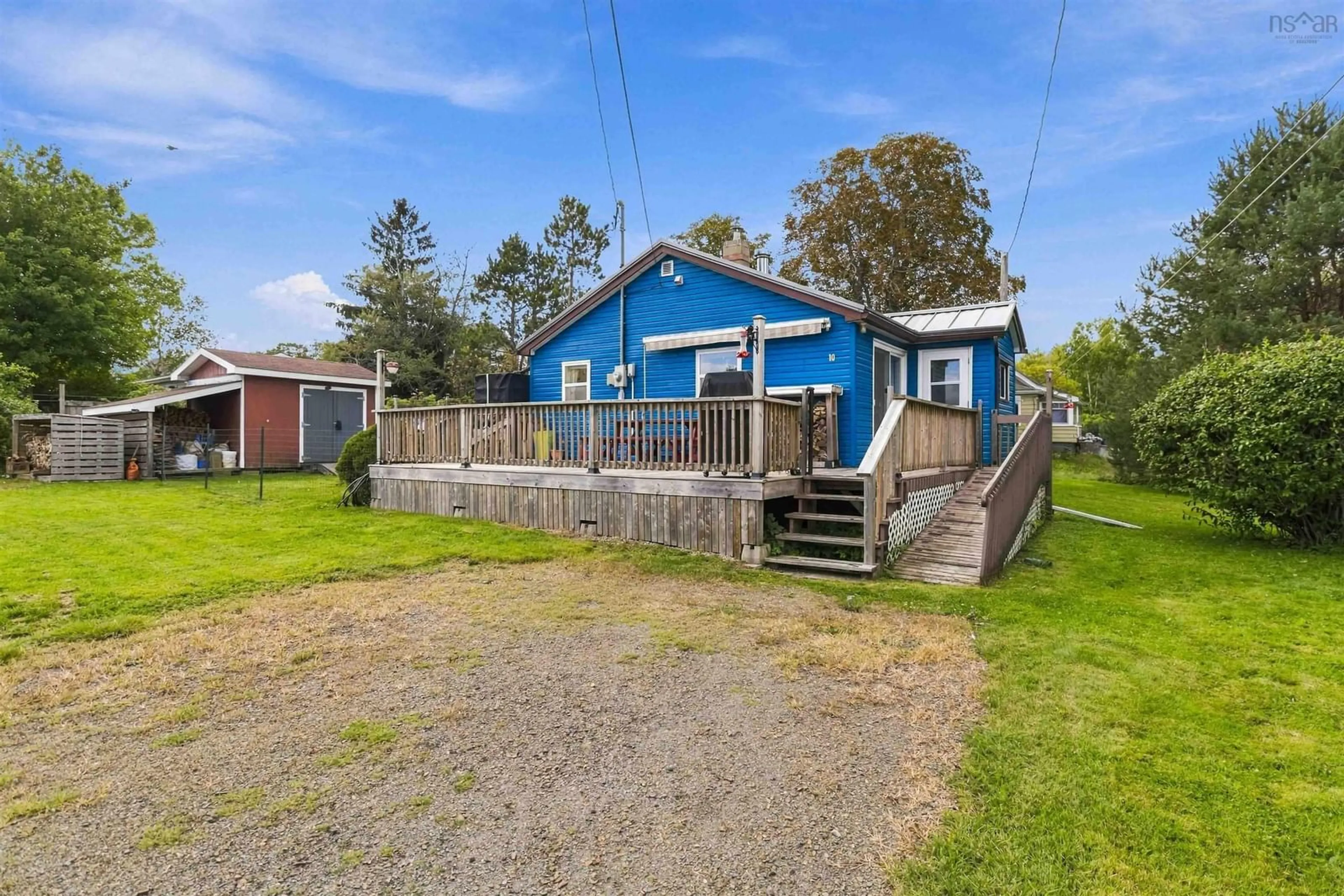 A pic from outside/outdoor area/front of a property/back of a property/a pic from drone, building for 10 Herbert Road Rd, Western Shore Nova Scotia B0J 3M0
