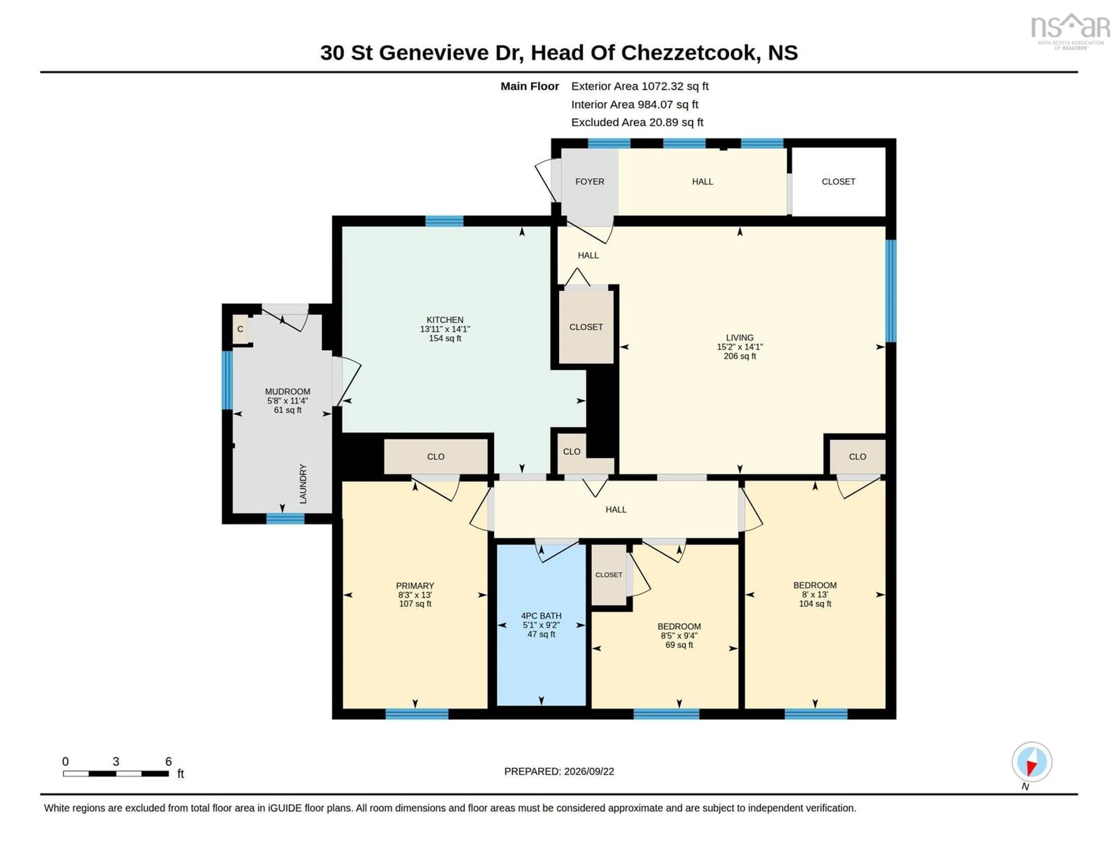 Floor plan for 28 St Genevieve #28/30, Head Of Chezzetcook Nova Scotia B0J 2L0