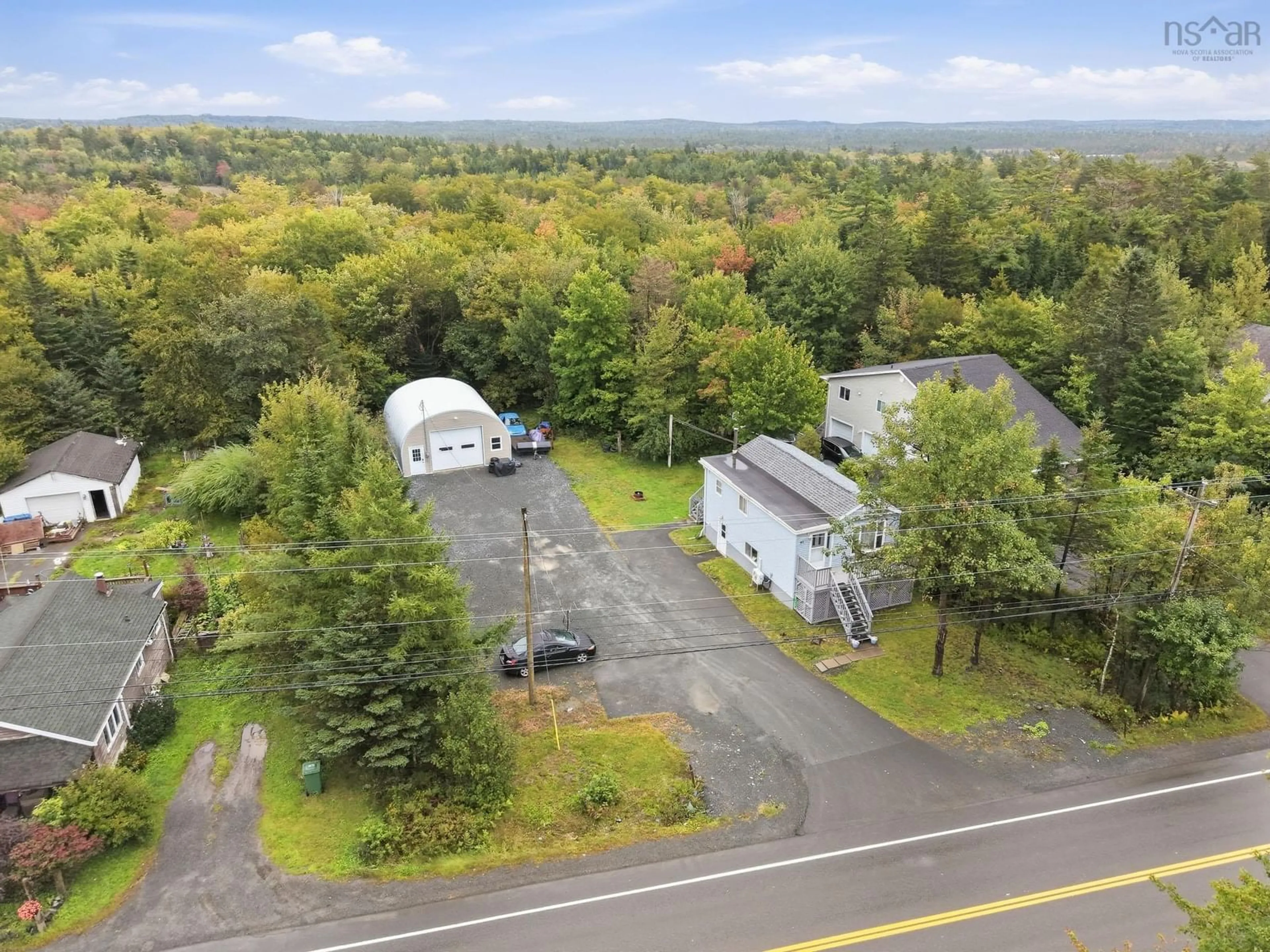 A pic from outside/outdoor area/front of a property/back of a property/a pic from drone, unknown for 95 1 Hwy, Mount Uniacke Nova Scotia B0N 1Z0