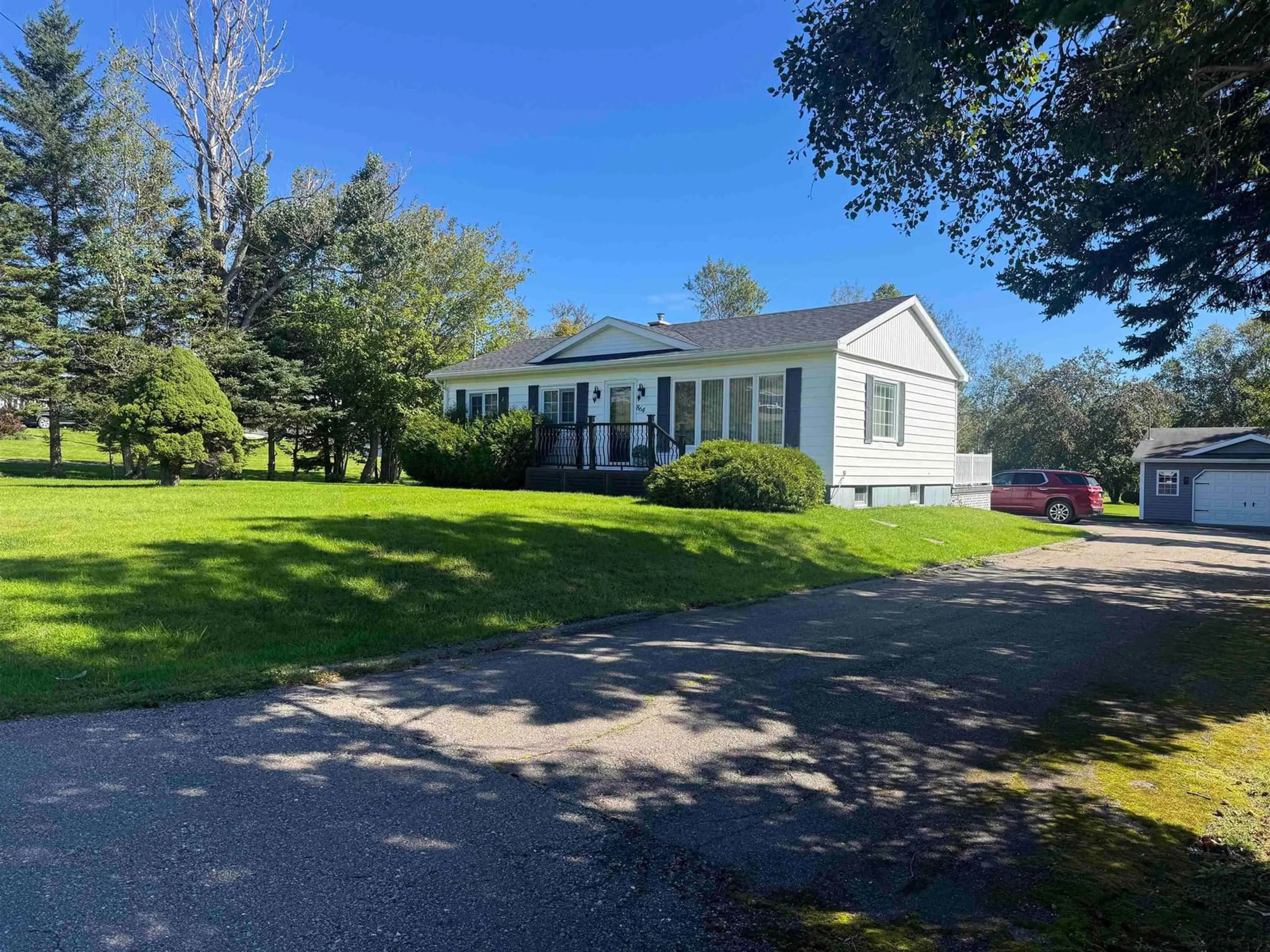 A pic from outside/outdoor area/front of a property/back of a property/a pic from drone, street for 864 Alder Point Rd, Alder Point Nova Scotia B1Y 1C2