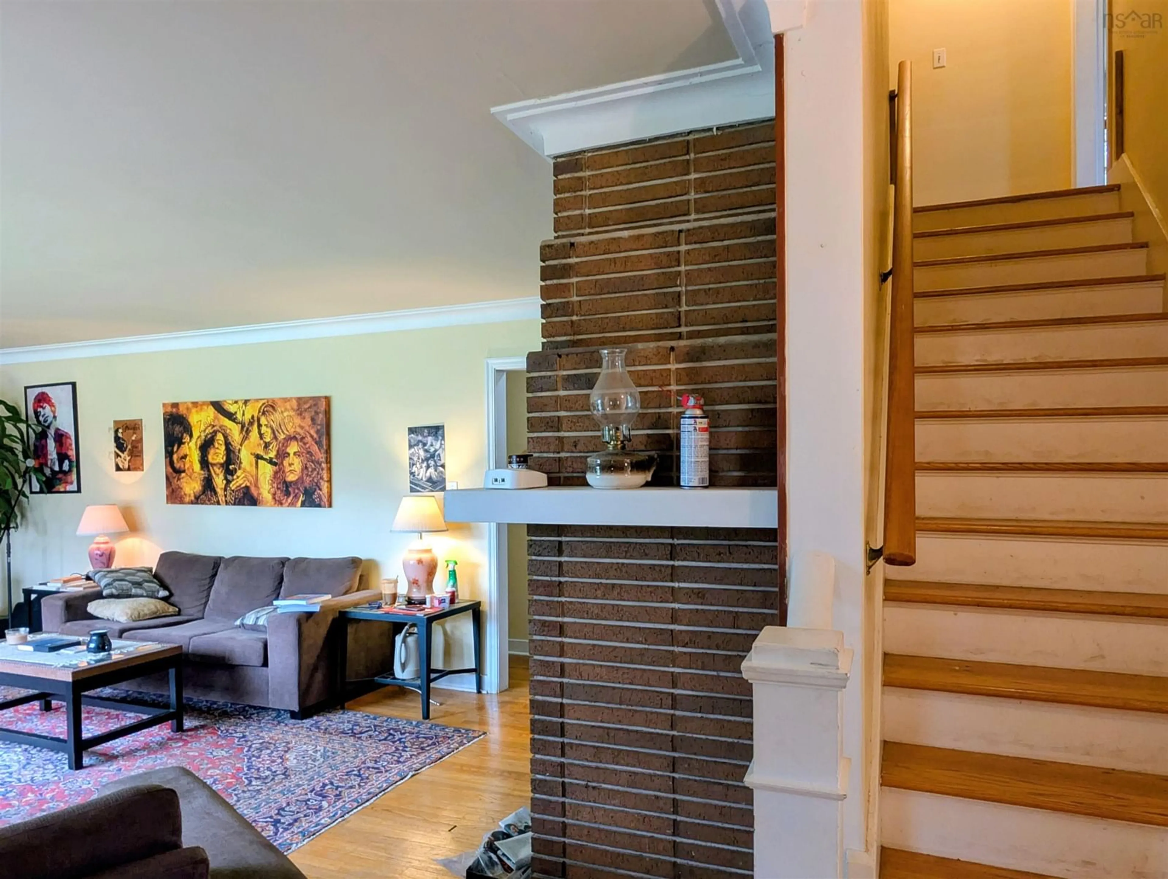 Living room with furniture, wood/laminate floor for 243 Glenwood Dr, Truro Nova Scotia B2N 1P8