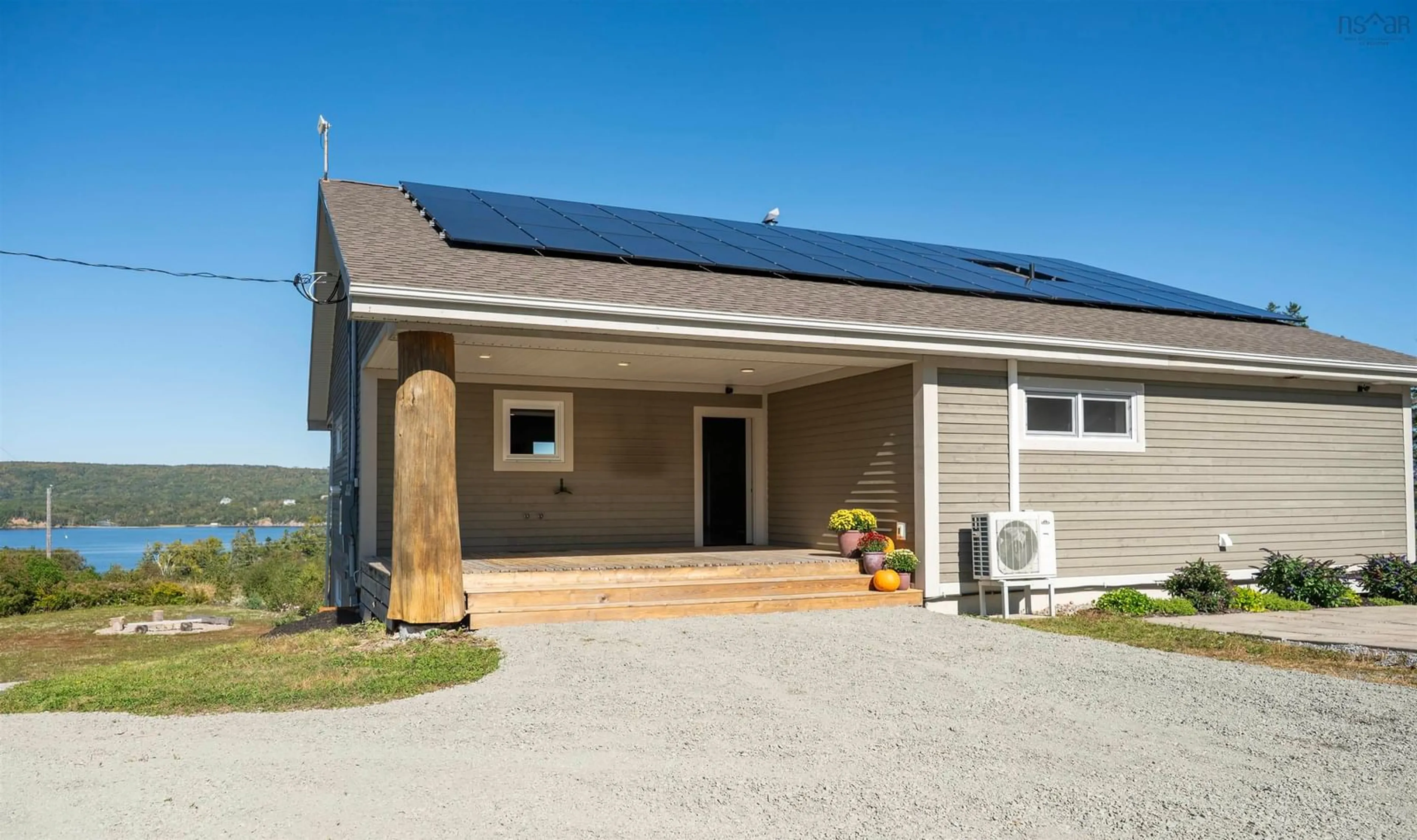 Home with vinyl exterior material, street for 4647 East Bay Highway, Ben Eoin Nova Scotia B1J 1N6
