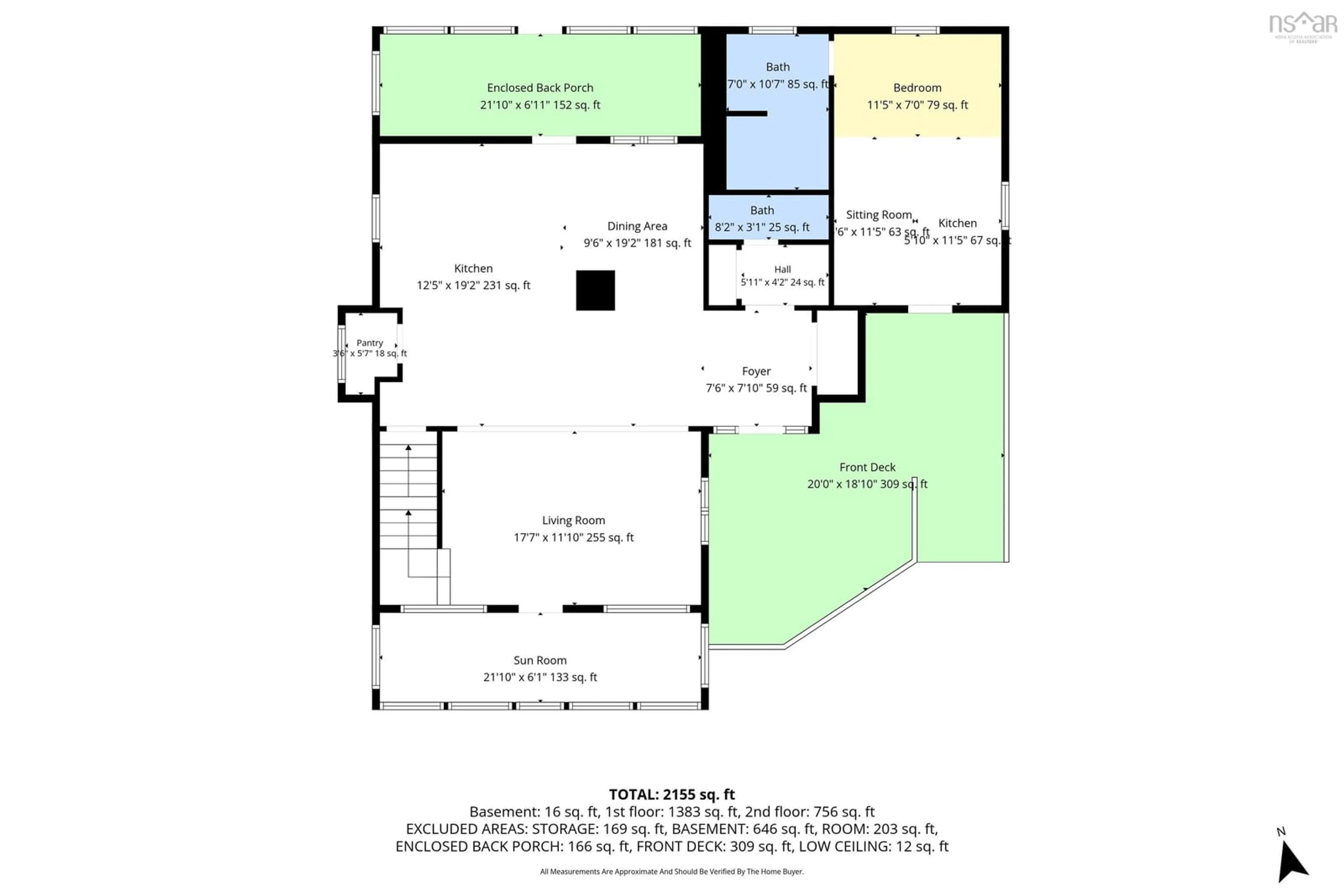 Floor plan for 17 Sunnydale Cres, Bedford Nova Scotia B4A 2S3