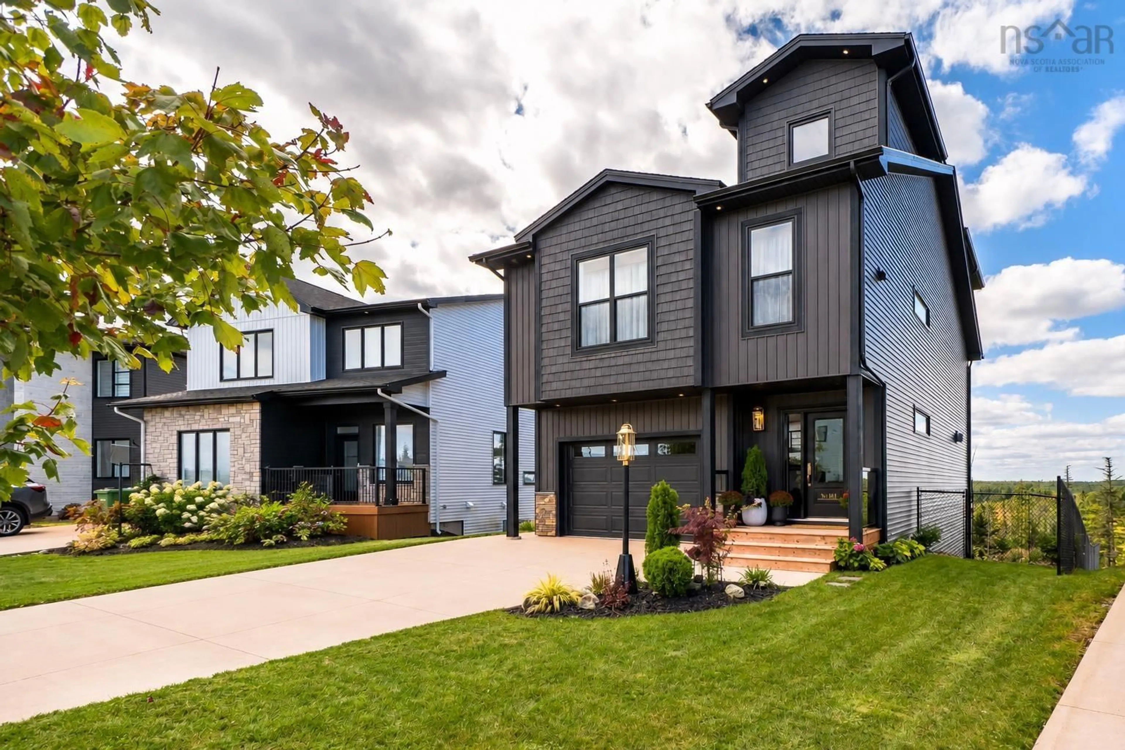 Home with brick exterior material, street for 101 Tuscany Run, Timberlea Nova Scotia B3T 0L2