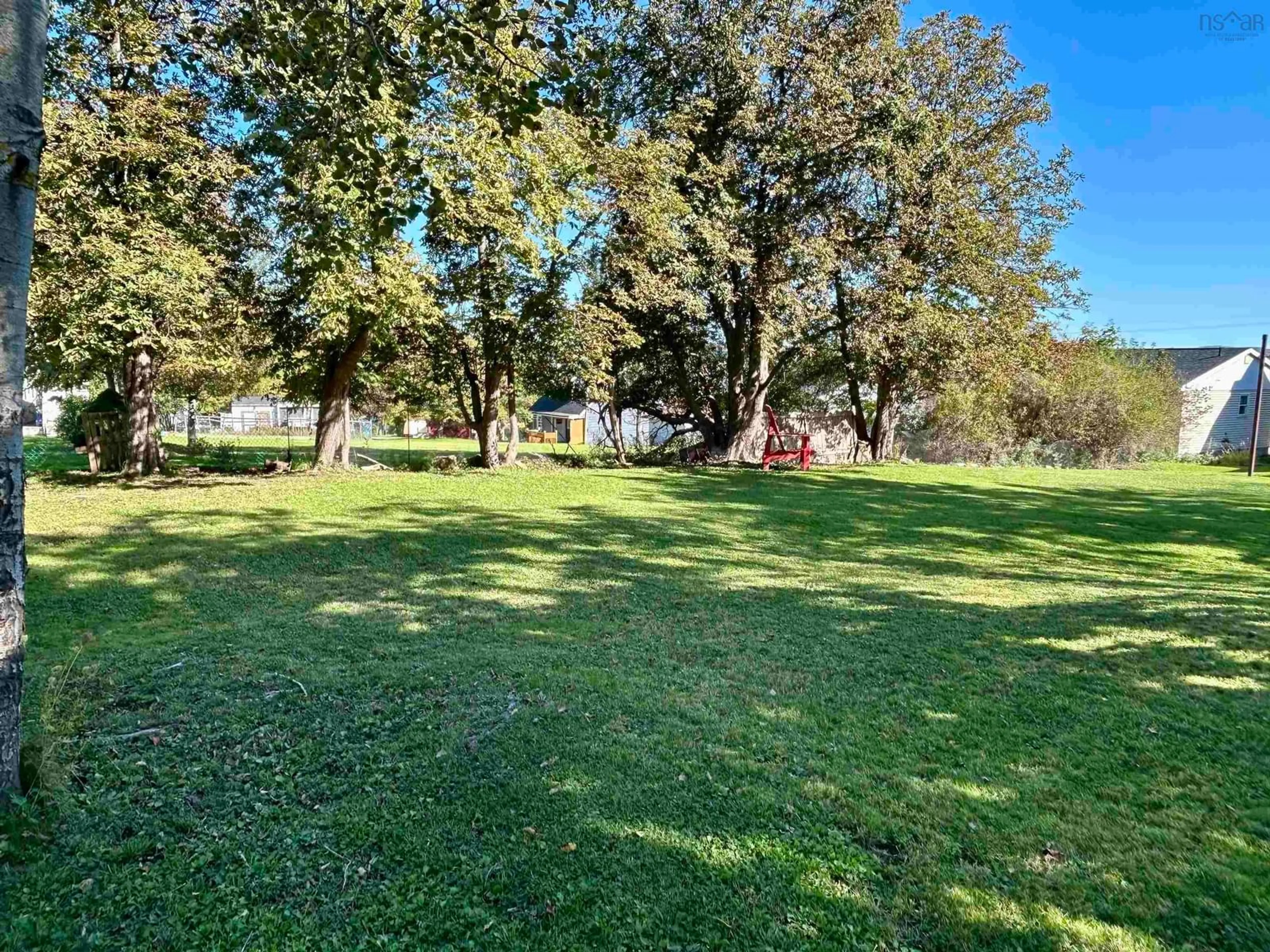 A pic from outside/outdoor area/front of a property/back of a property/a pic from drone, forest/trees view for 55 View St, New Glasgow Nova Scotia B2H 2G3