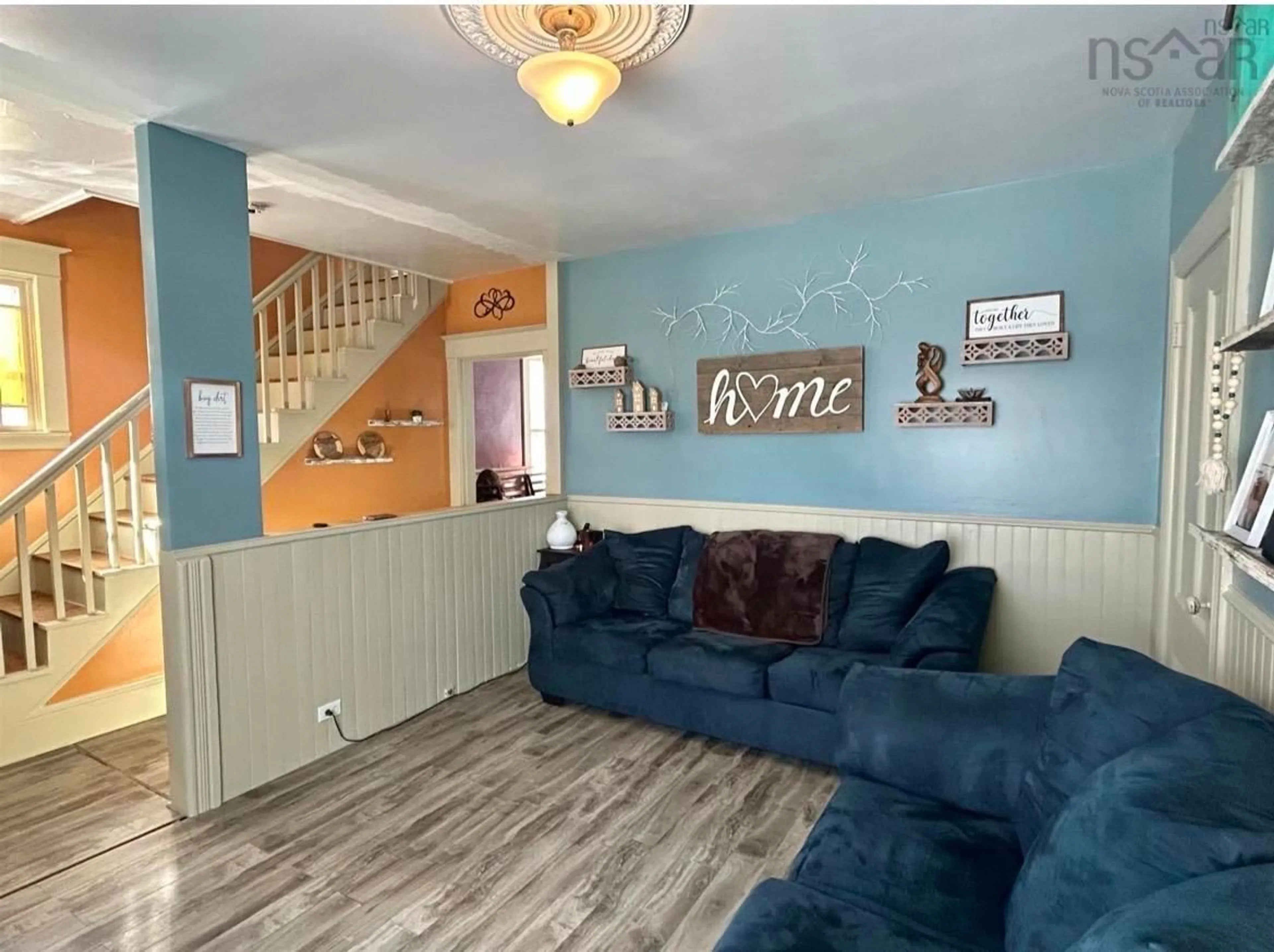 Living room with furniture, unknown for 55 View St, New Glasgow Nova Scotia B2H 2G3