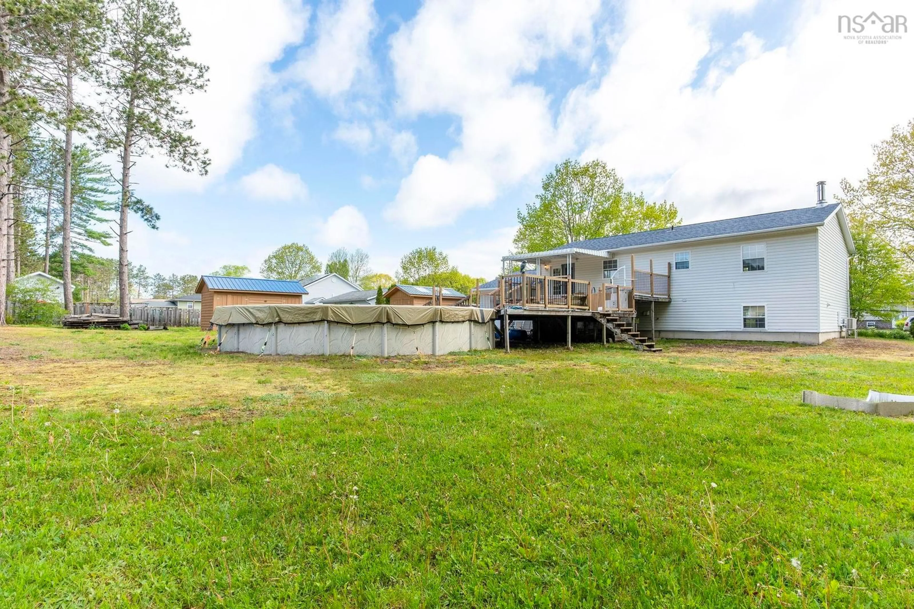 Patio, water/lake/river/ocean view for 23 Valley Rd, Wilmot Nova Scotia B0P 1W0