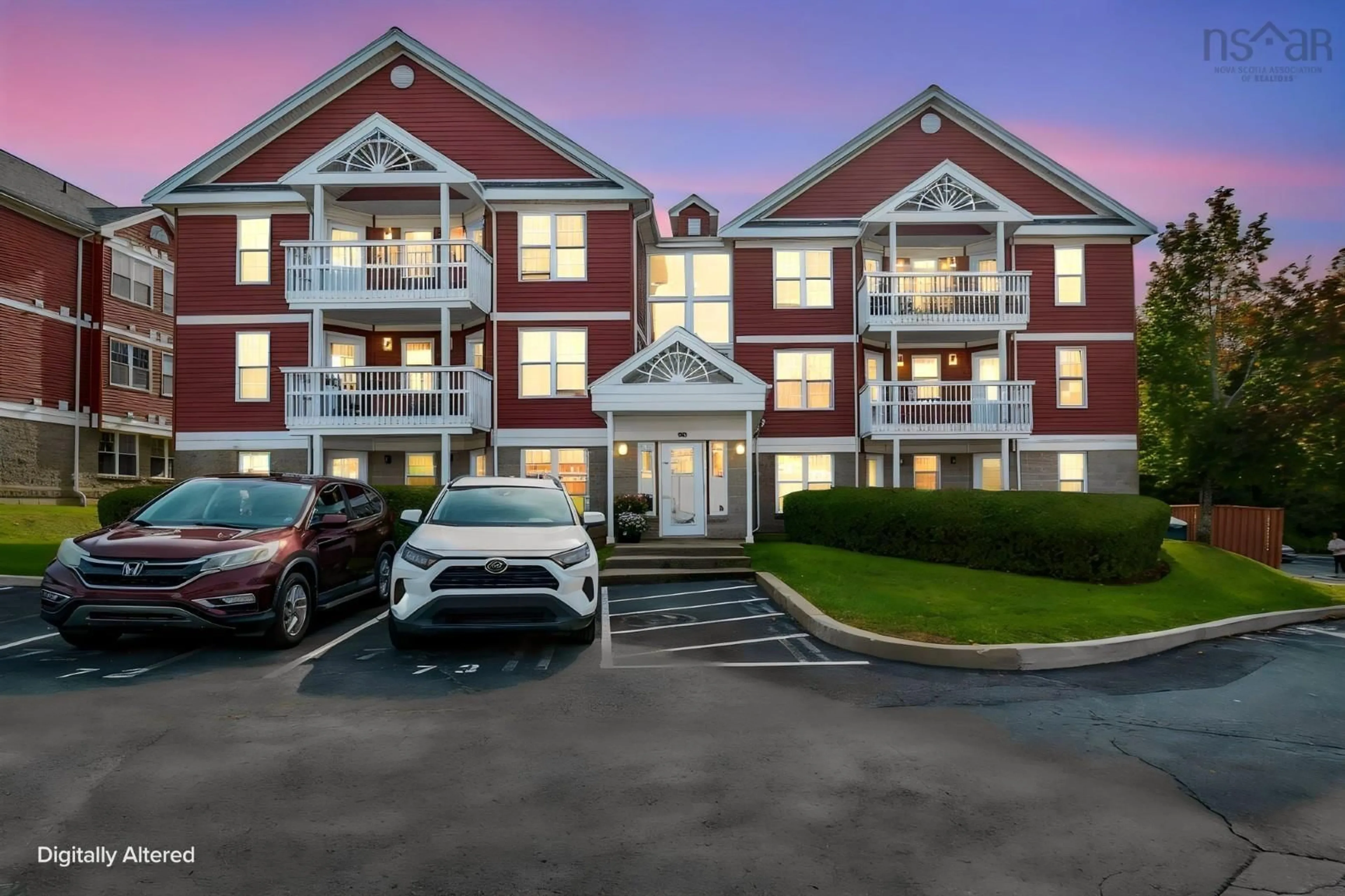 A pic from outside/outdoor area/front of a property/back of a property/a pic from drone, unknown for 96 Moirs Mill Rd #413, Bedford Nova Scotia B4A 3Y2