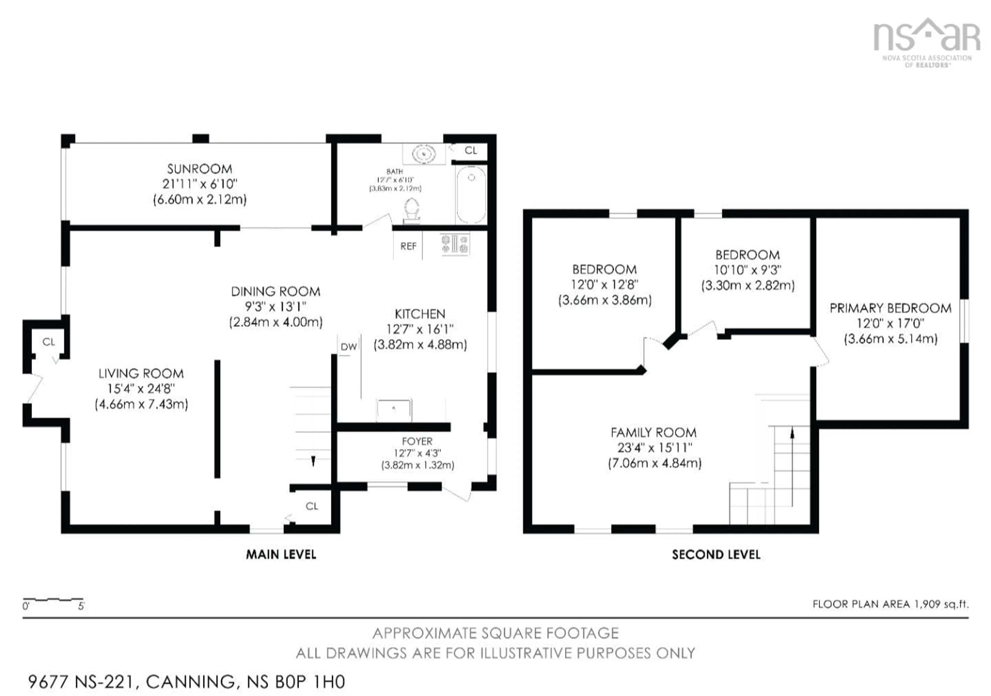 Floor plan for 9677 221 Hwy, Canning Nova Scotia B0S 1P0