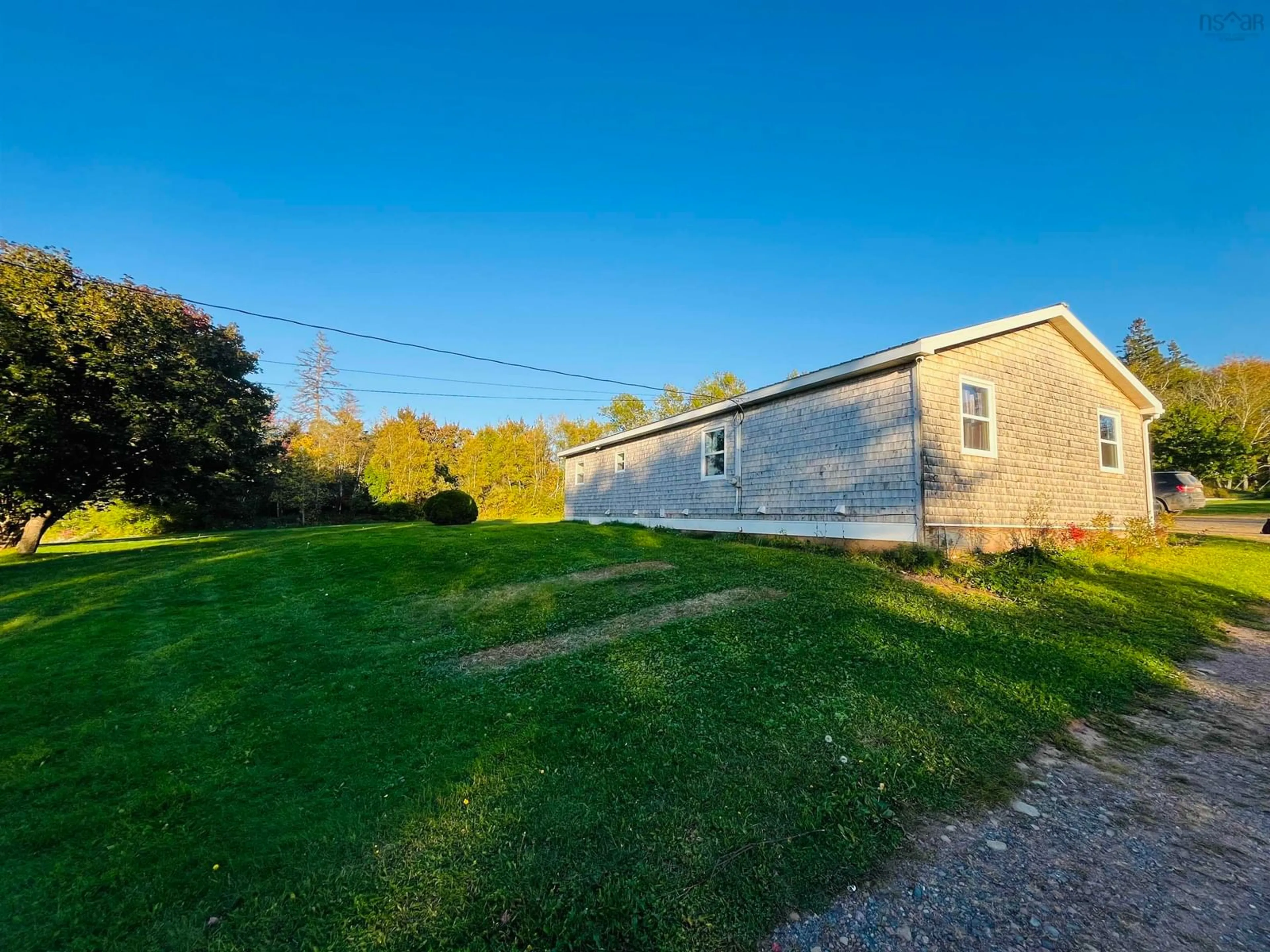 A pic from outside/outdoor area/front of a property/back of a property/a pic from drone, building for 4000 366 Hwy, Tidnish Cross Roads Nova Scotia B4H 3X9