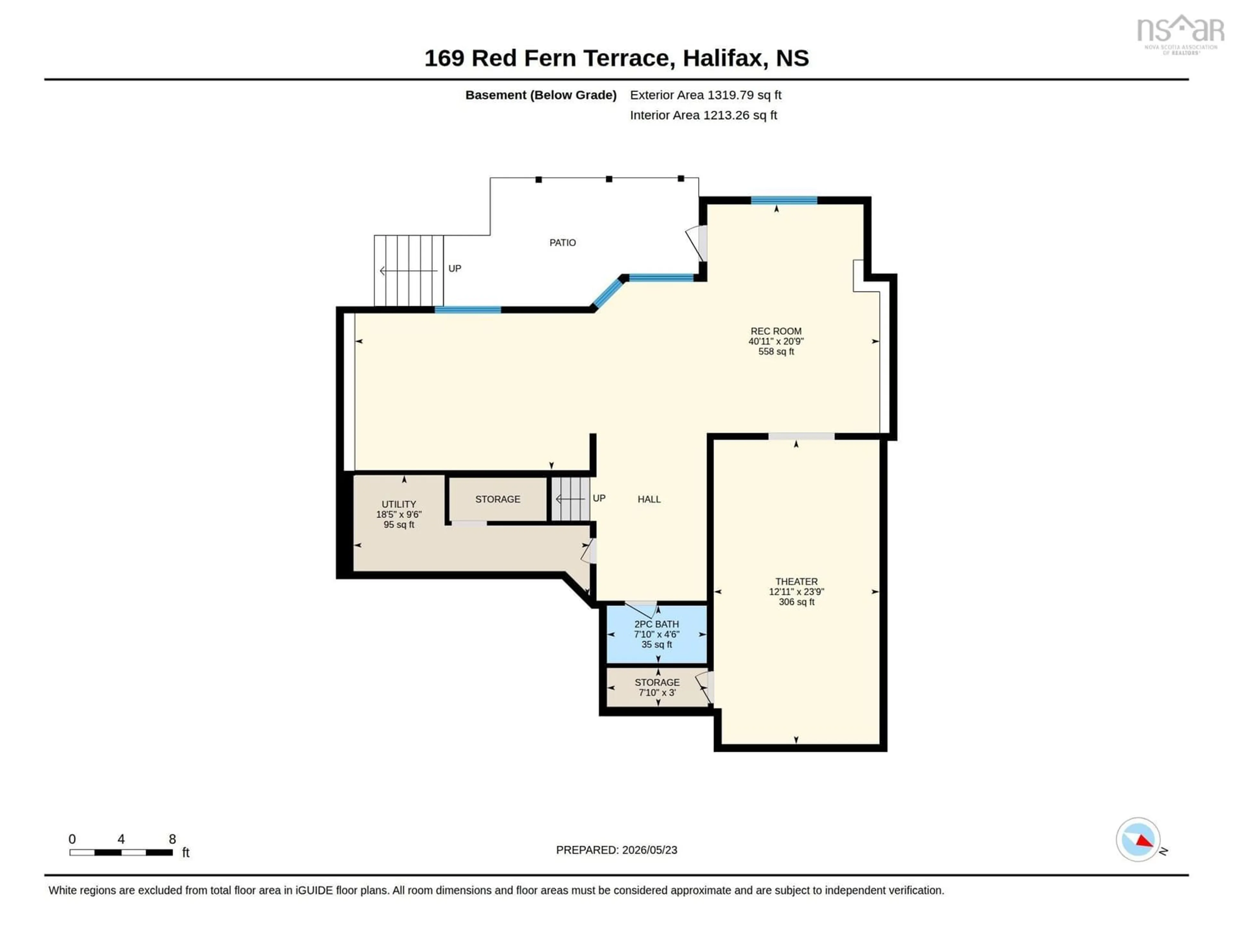 Floor plan for 16 Prestwick Close, Halifax Nova Scotia B3S 1M4