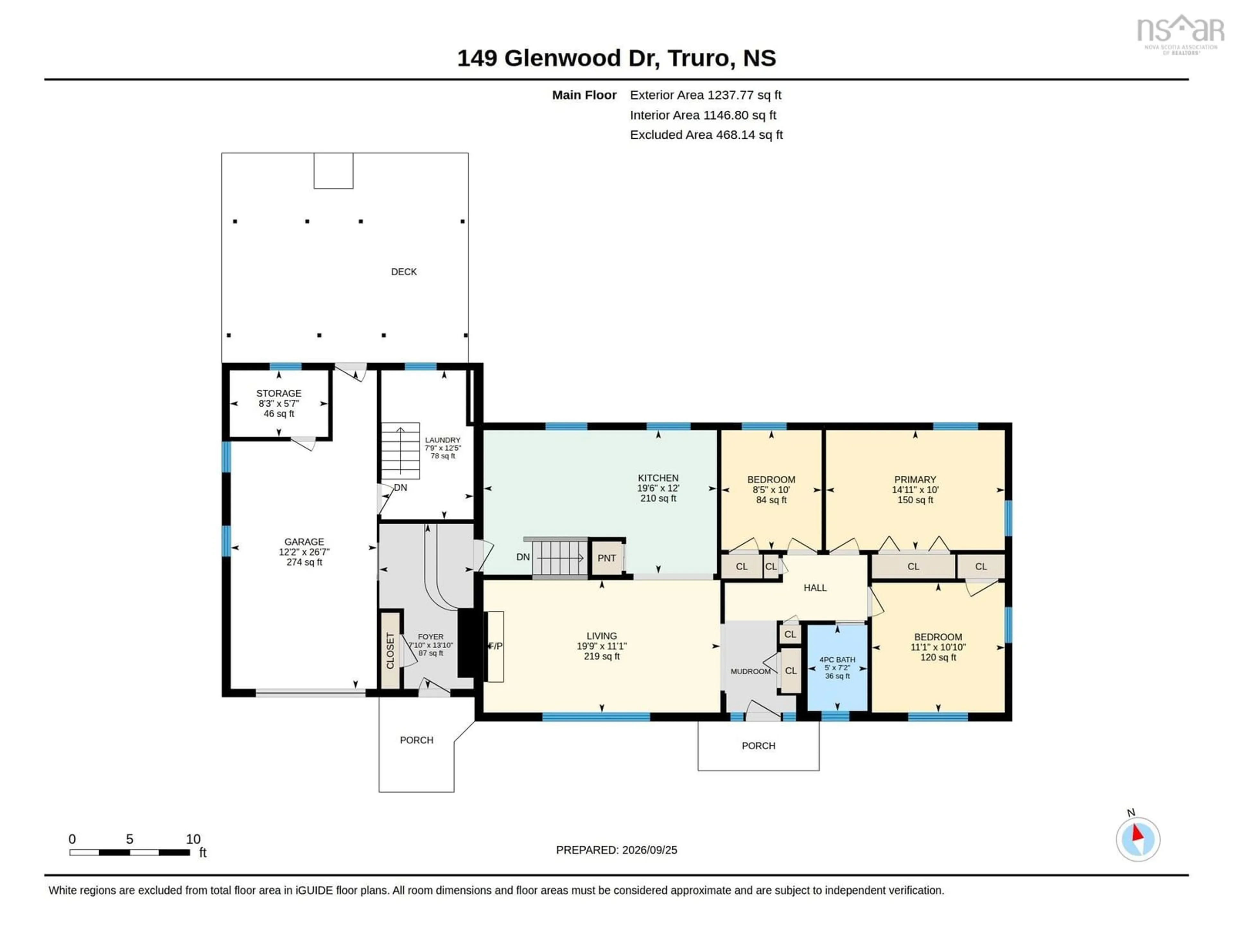 Floor plan for 149 Glenwood Dr, Truro Nova Scotia B2N 1P5