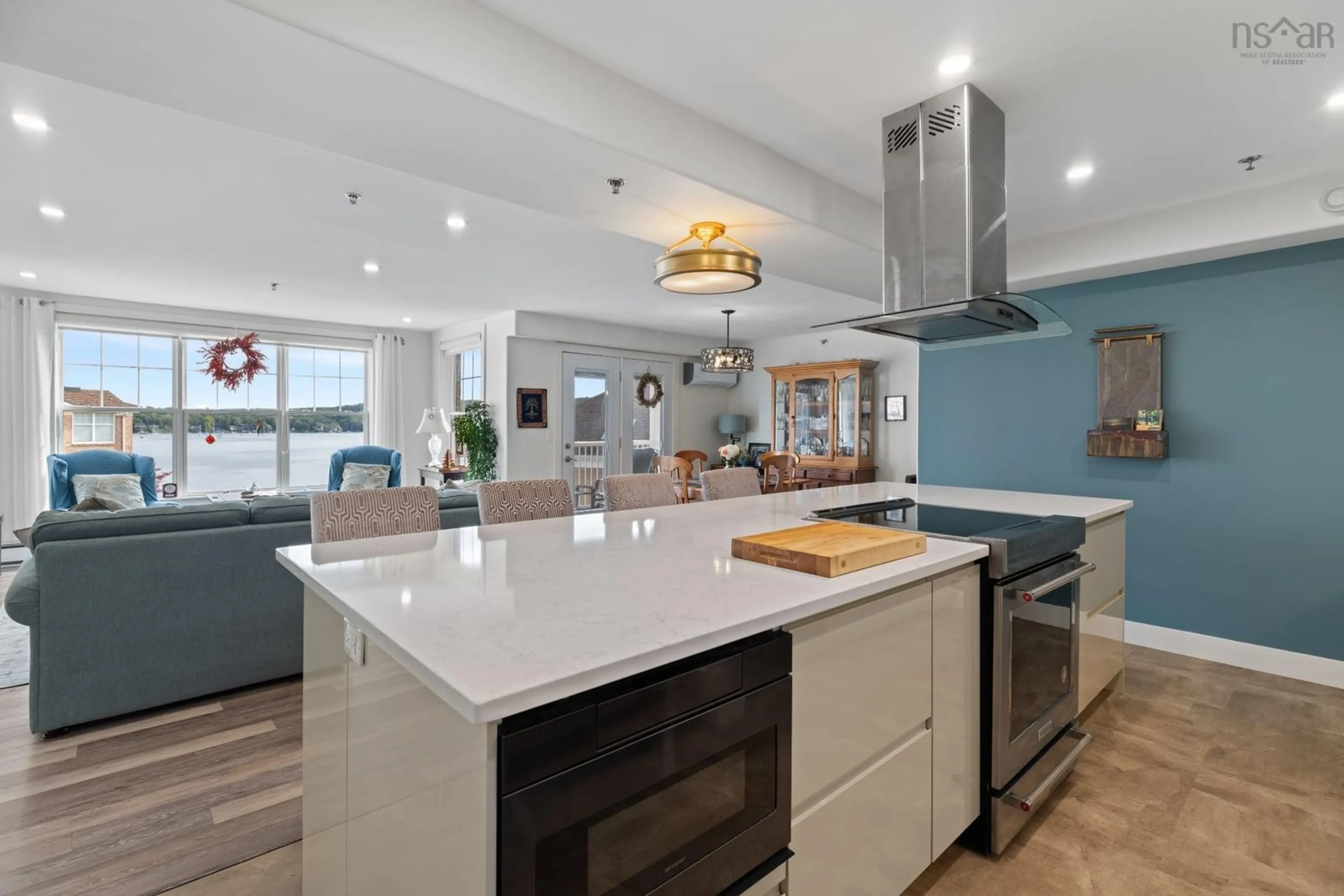 Open concept kitchen, ceramic/tile floor for 80 Waterfront Dr #306, Bedford Nova Scotia B4A 4E4