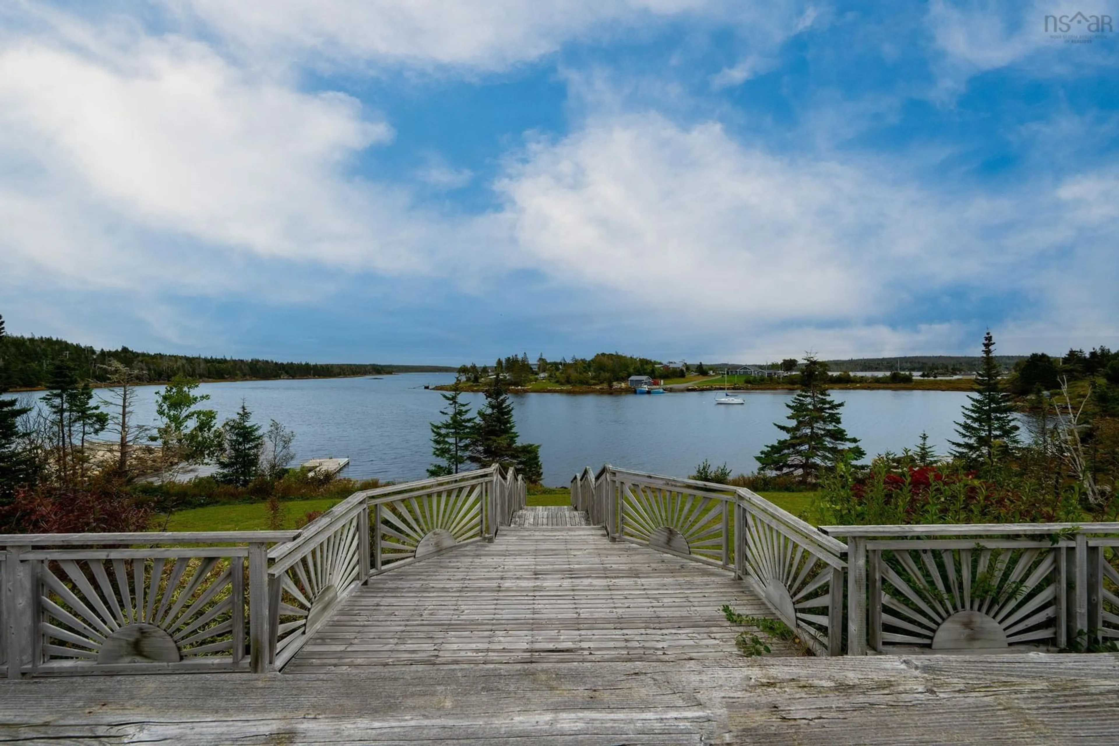 Patio, water/lake/river/ocean view for 18404 Highway 7, Popes Harbour Nova Scotia B0J 3H0