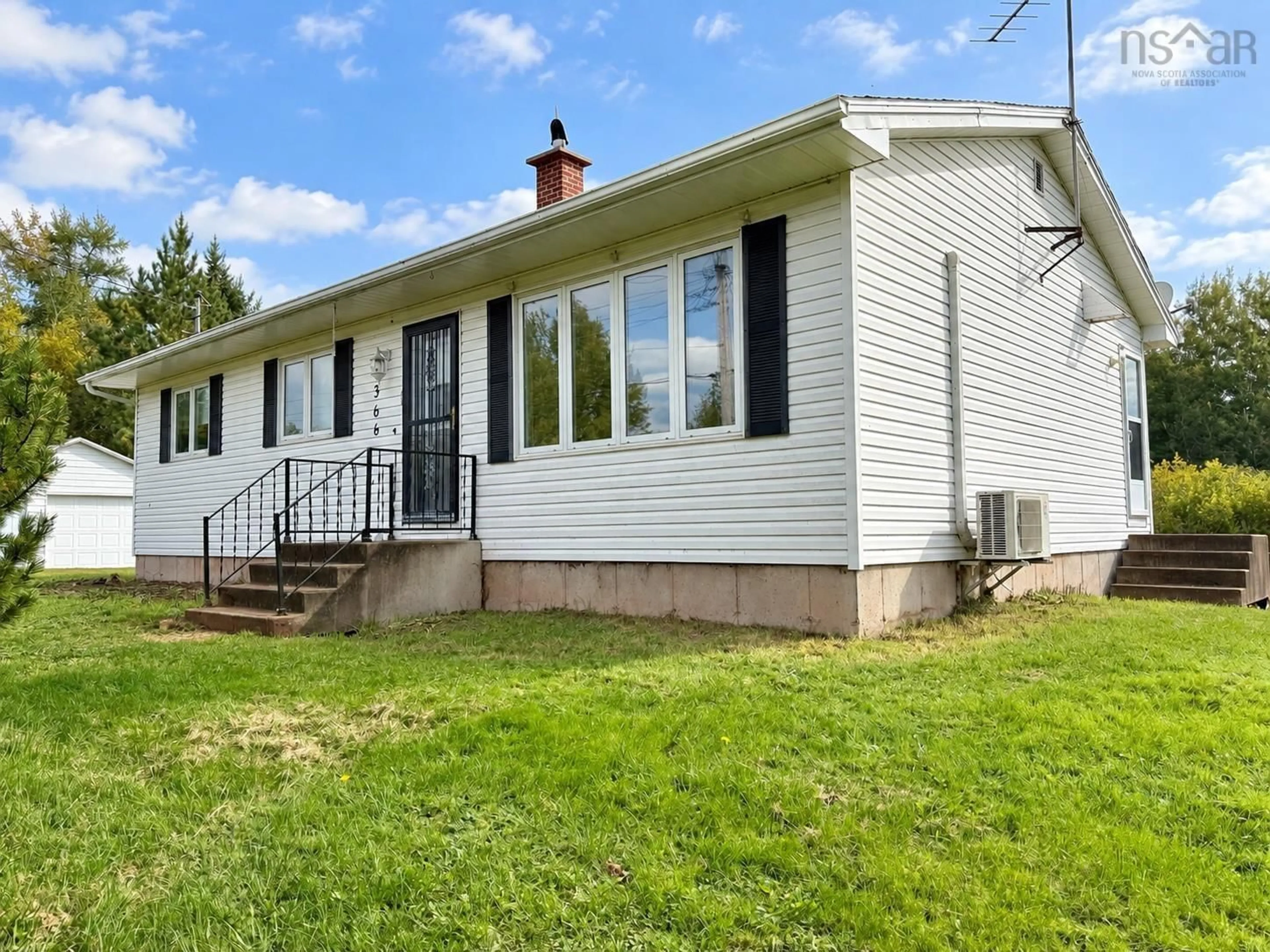 Home with vinyl exterior material, unknown for 1366 Shinimicas Rd, Northport Nova Scotia B0L 1E0