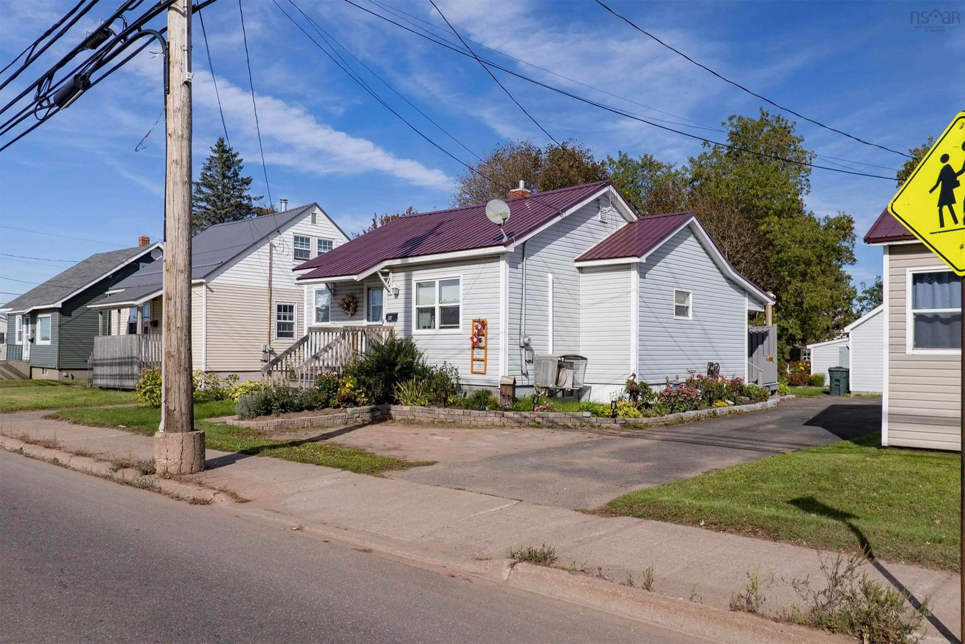 Home with vinyl exterior material, street for 84 South Albion St, Amherst Nova Scotia B4H 2W9