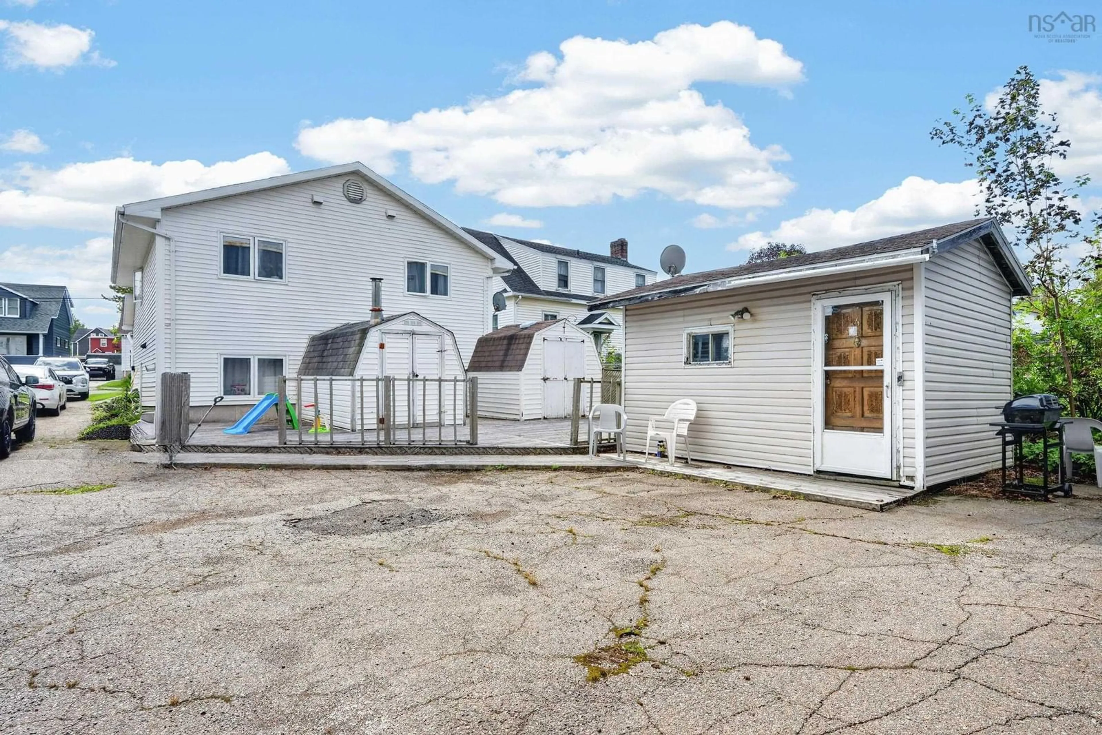 A pic from outside/outdoor area/front of a property/back of a property/a pic from drone, building for 52 Richardson Street Ave, Sydney Nova Scotia B1S 2Z2