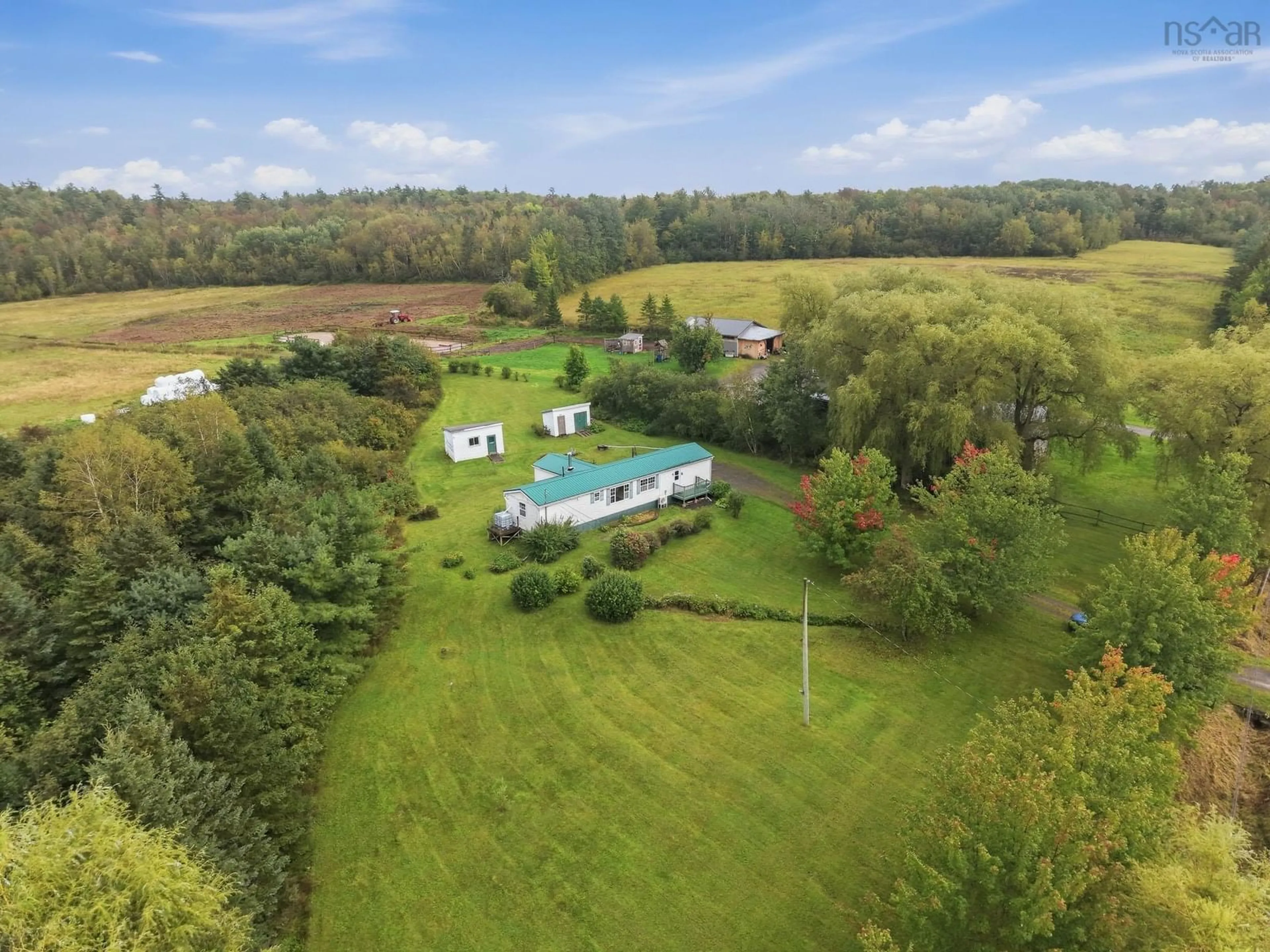 A pic from outside/outdoor area/front of a property/back of a property/a pic from drone, water/lake/river/ocean view for 366 Highway 236, Union Corner Nova Scotia B0N 2A0