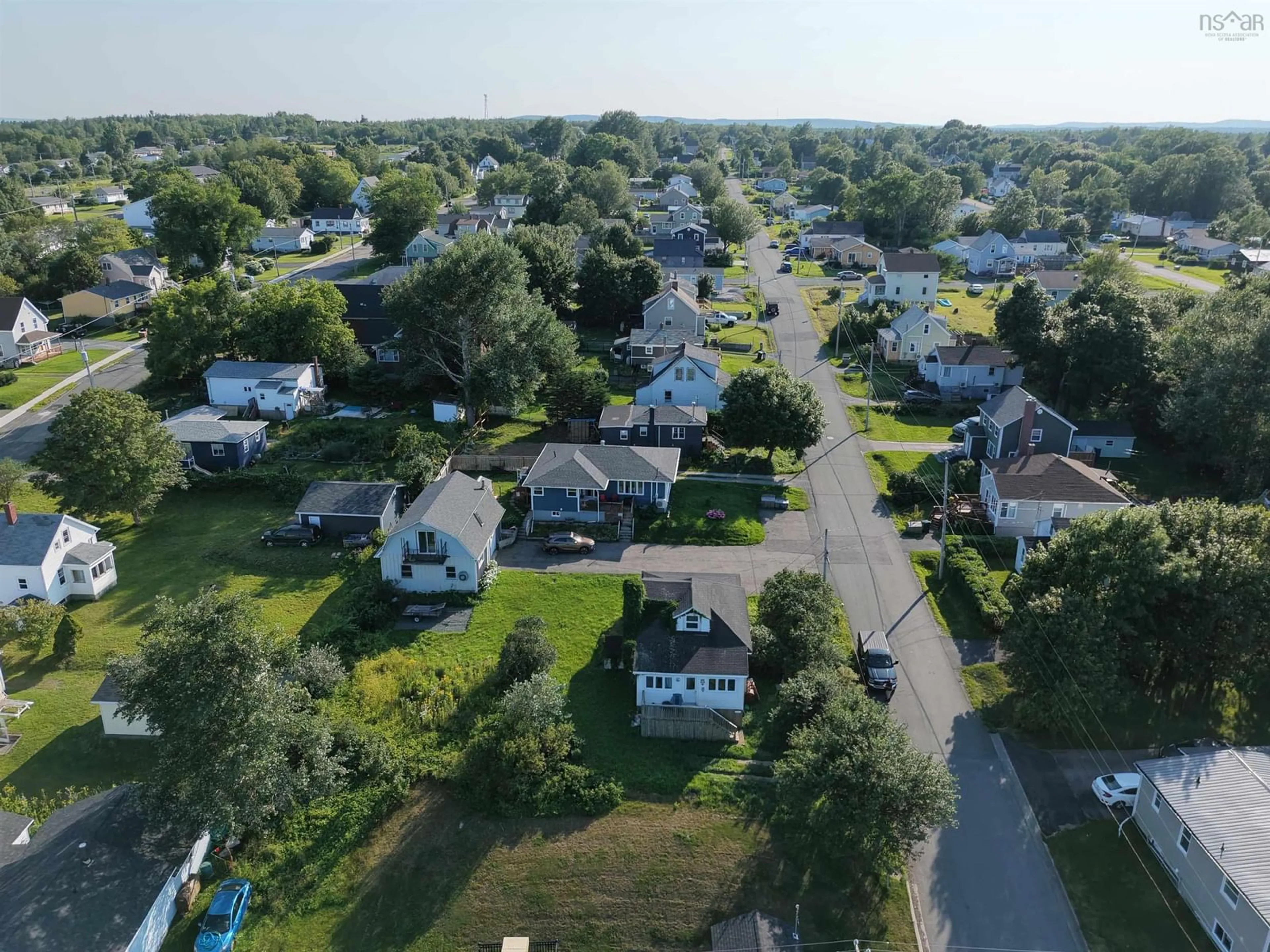 A pic from outside/outdoor area/front of a property/back of a property/a pic from drone, street for 7 Monteith Avenue, Westmount Nova Scotia B1R 1K3