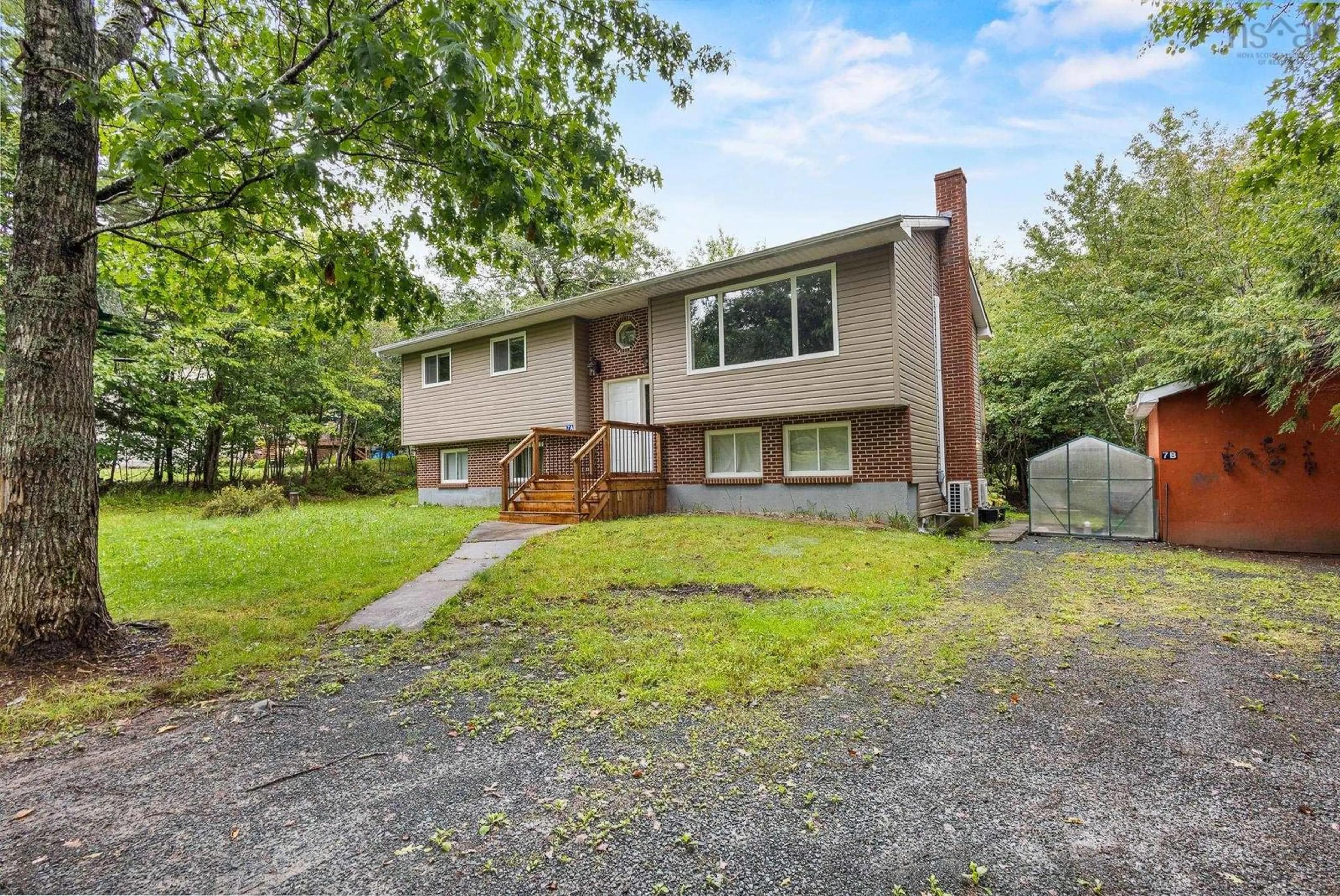 Home with vinyl exterior material, street for 7 Jackson Drive, Wellington Nova Scotia B2T 1J4