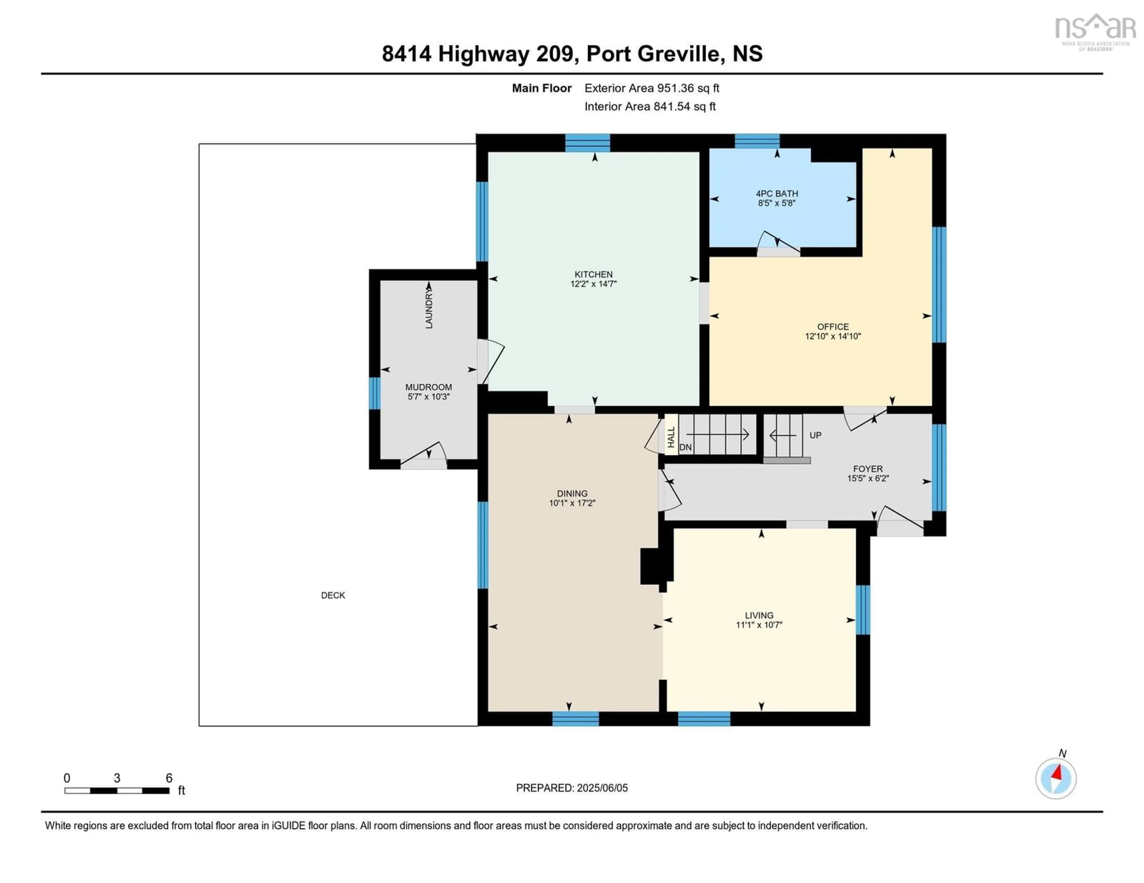 Floor plan for 8414 Highway 209, Port Greville Nova Scotia B0M 1S0