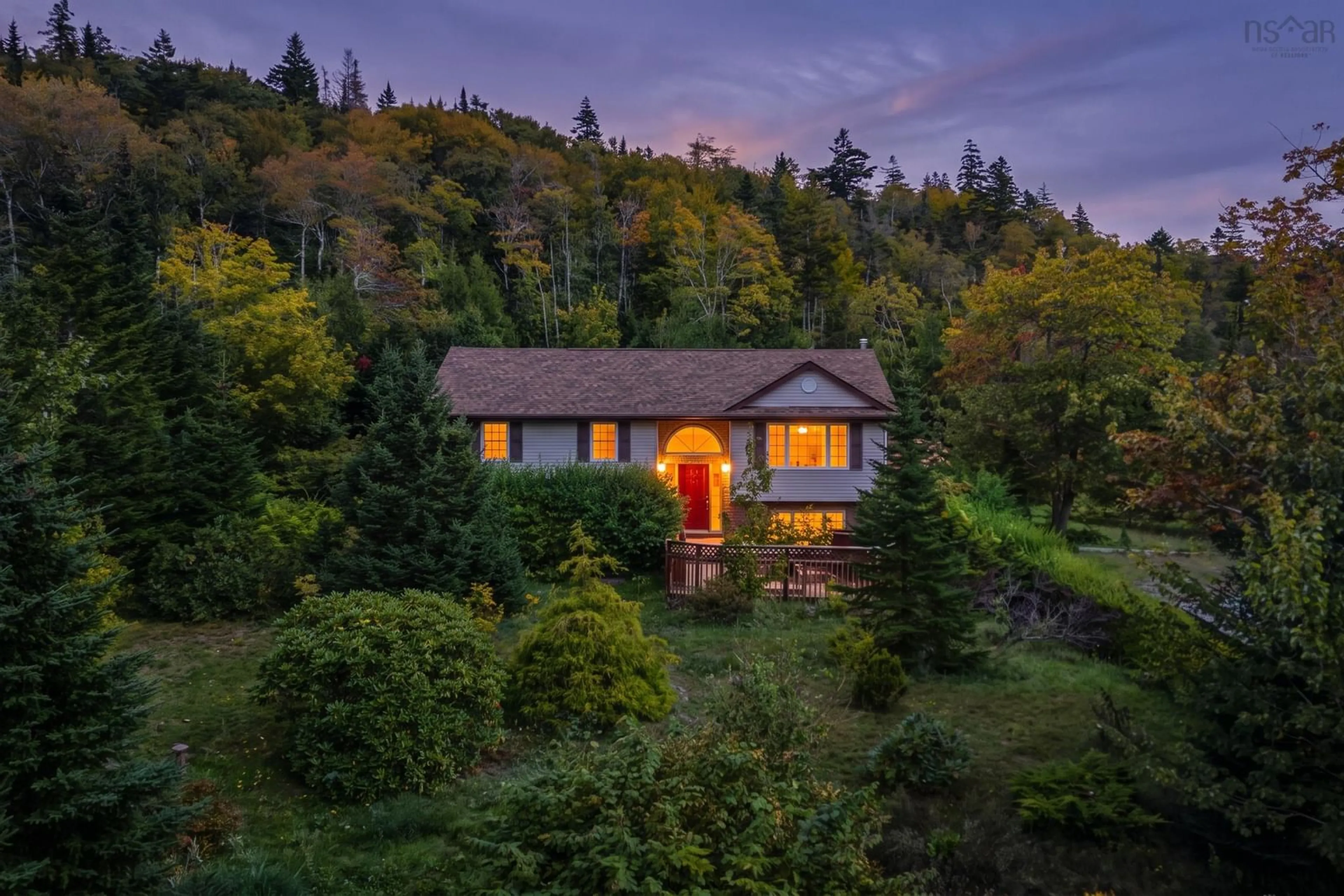 A pic from outside/outdoor area/front of a property/back of a property/a pic from drone, forest/trees view for 38 Charles Meade Dr, Williamswood Nova Scotia B3V 1B4